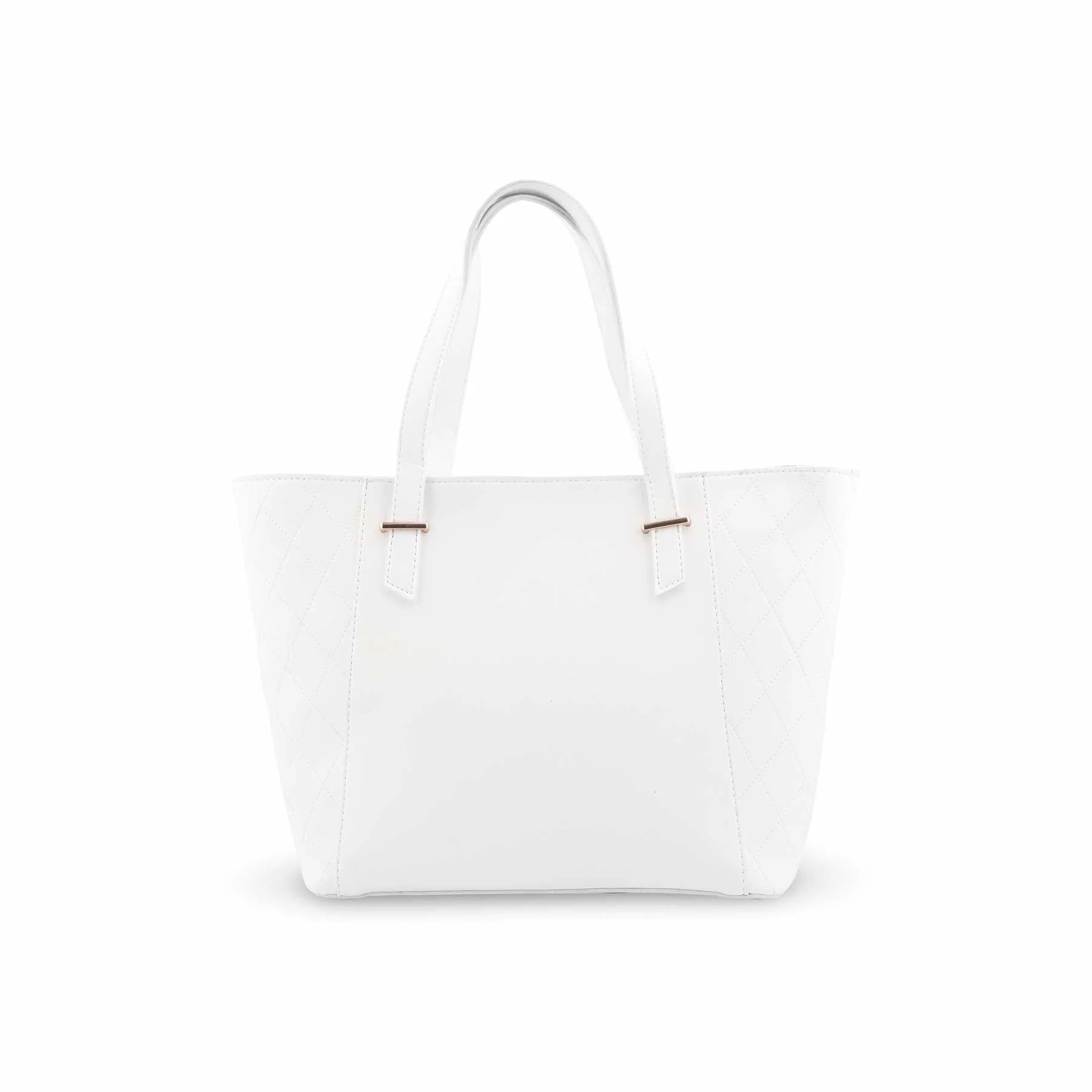 White Casual Shoulder Bag For Women P56250 - Image 2