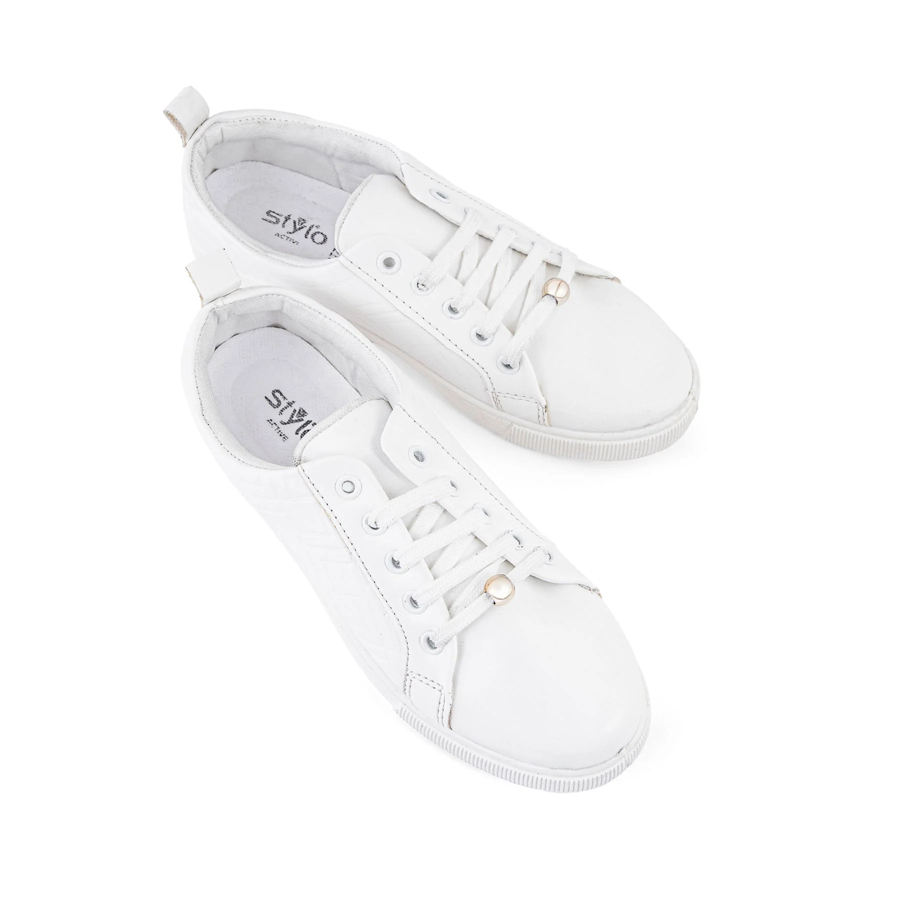 White Casual Sneaker AT7332 - Image 5