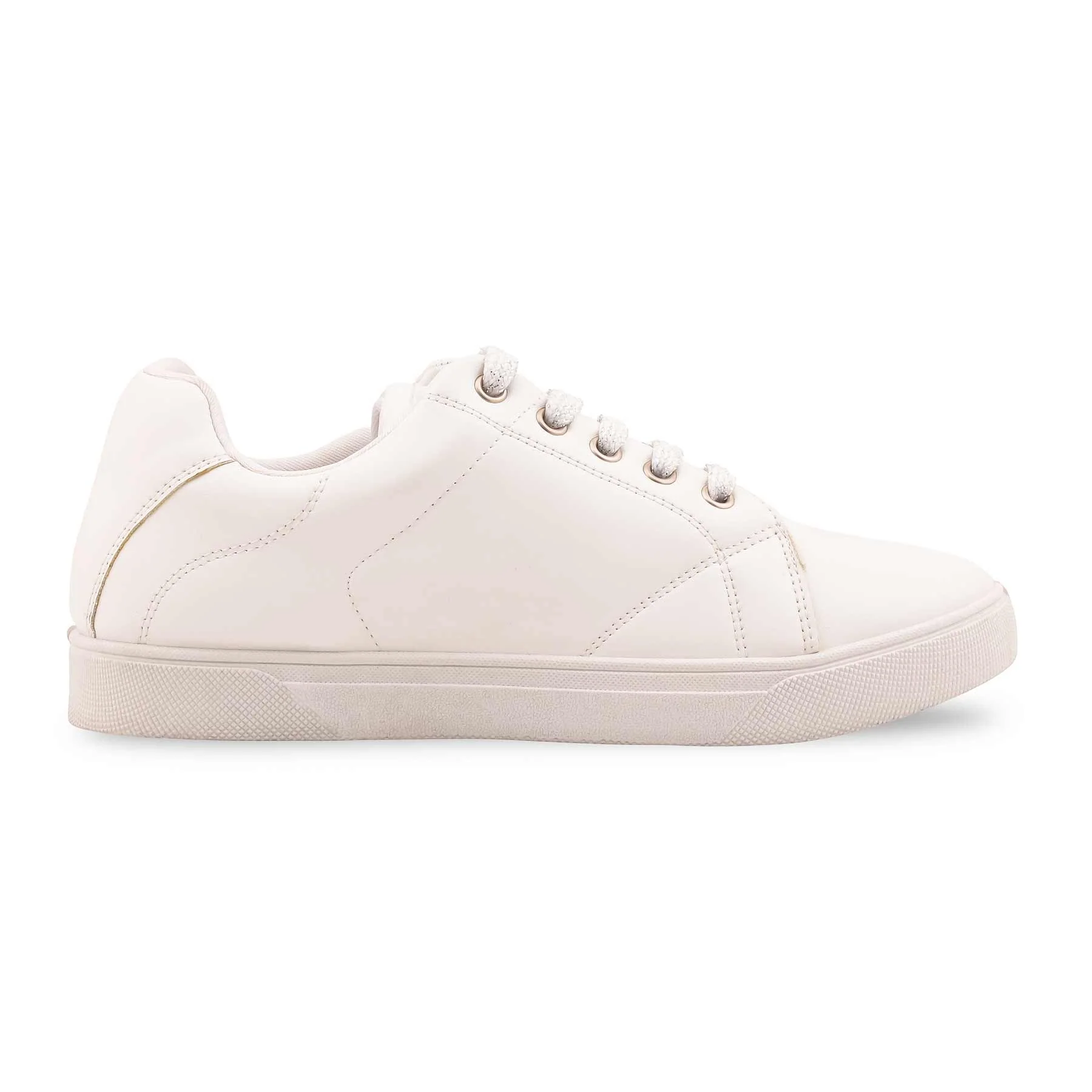 White Casual Sneaker For Women AT7501 - Image 2
