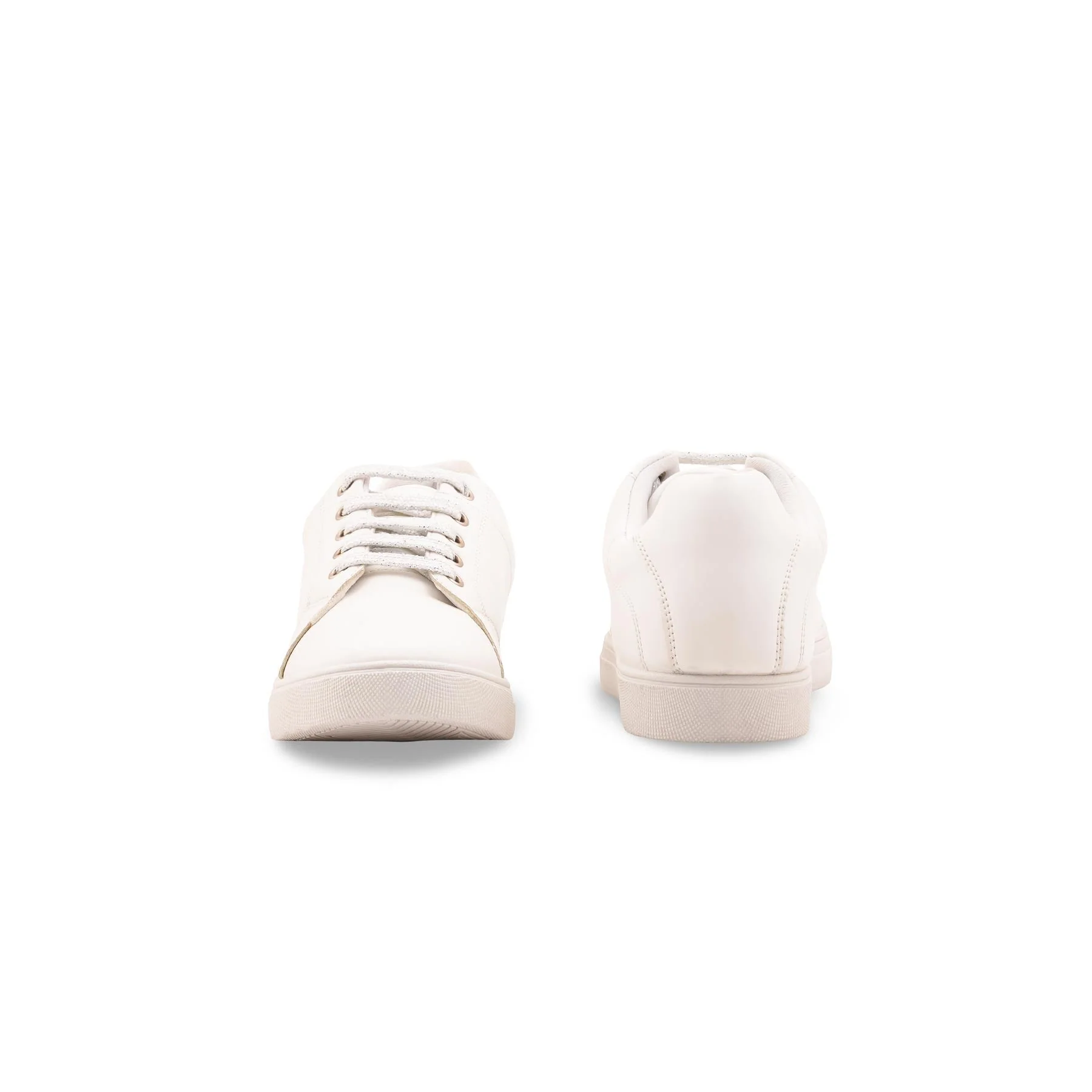 White Casual Sneaker For Women AT7501 - Image 4
