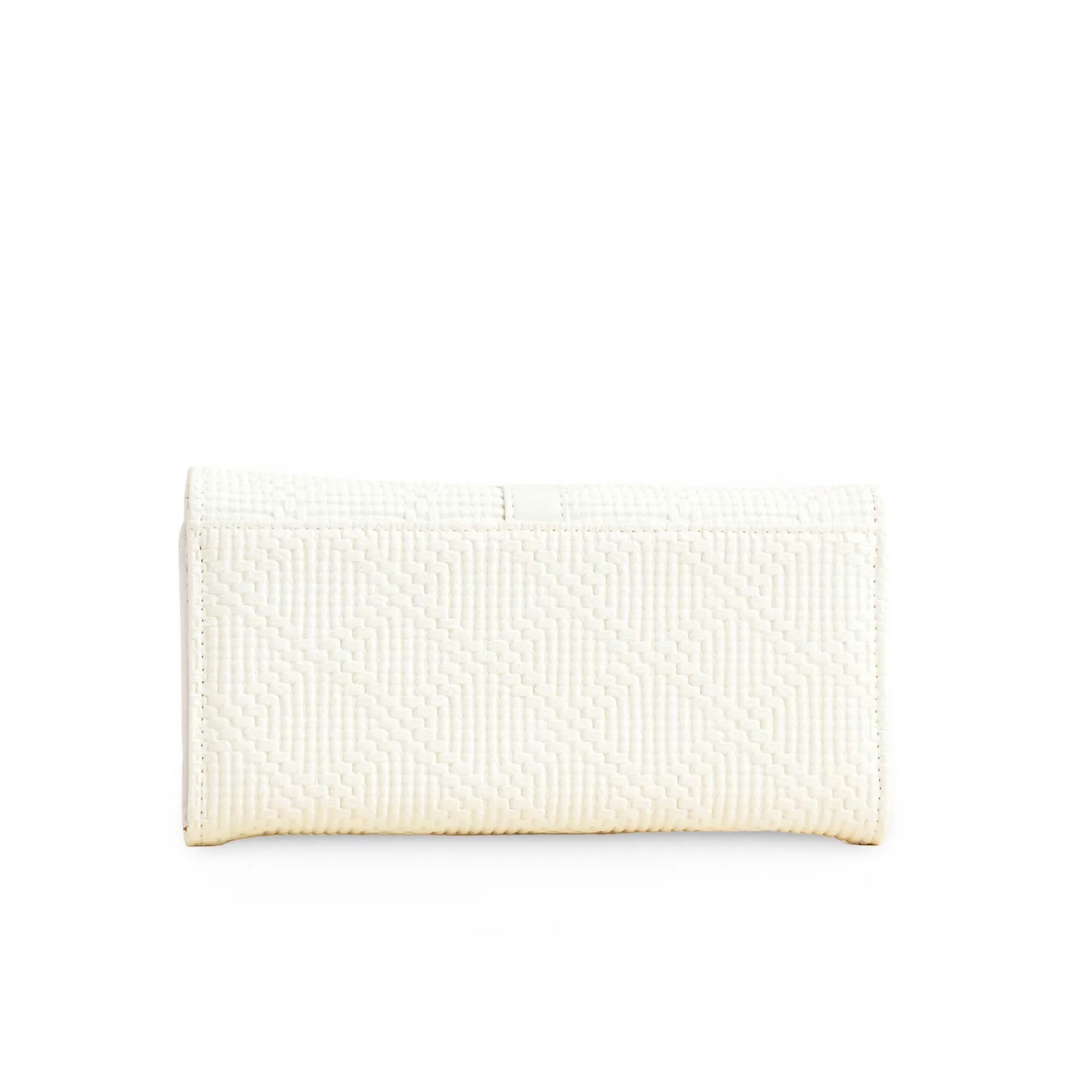 White Casual Wallet For Ladies P70969 - Image 4