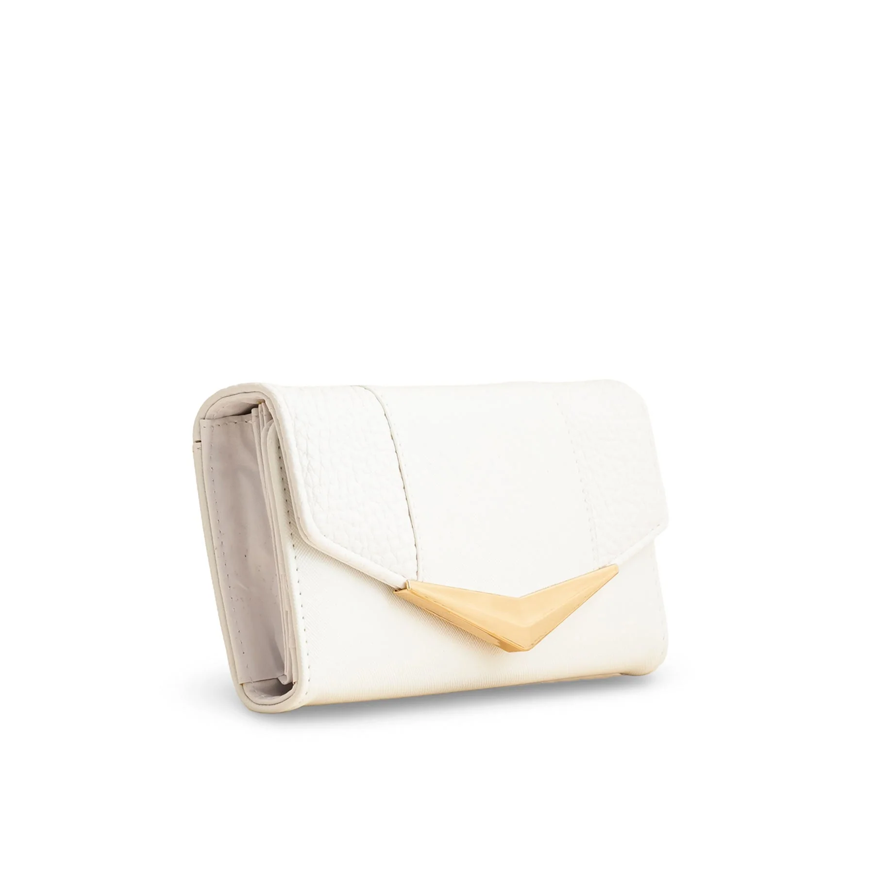 White Casual Wallet For Women P70978 - Image 3