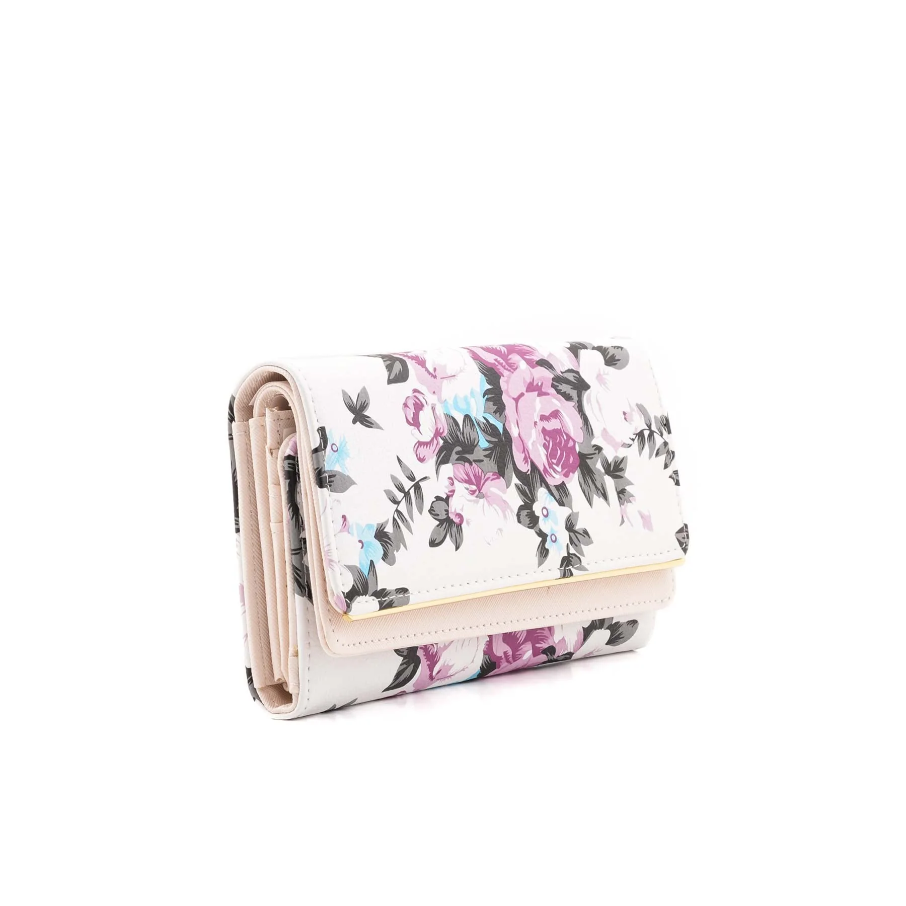 White Casual Wallet For Women P71140 - Image 3