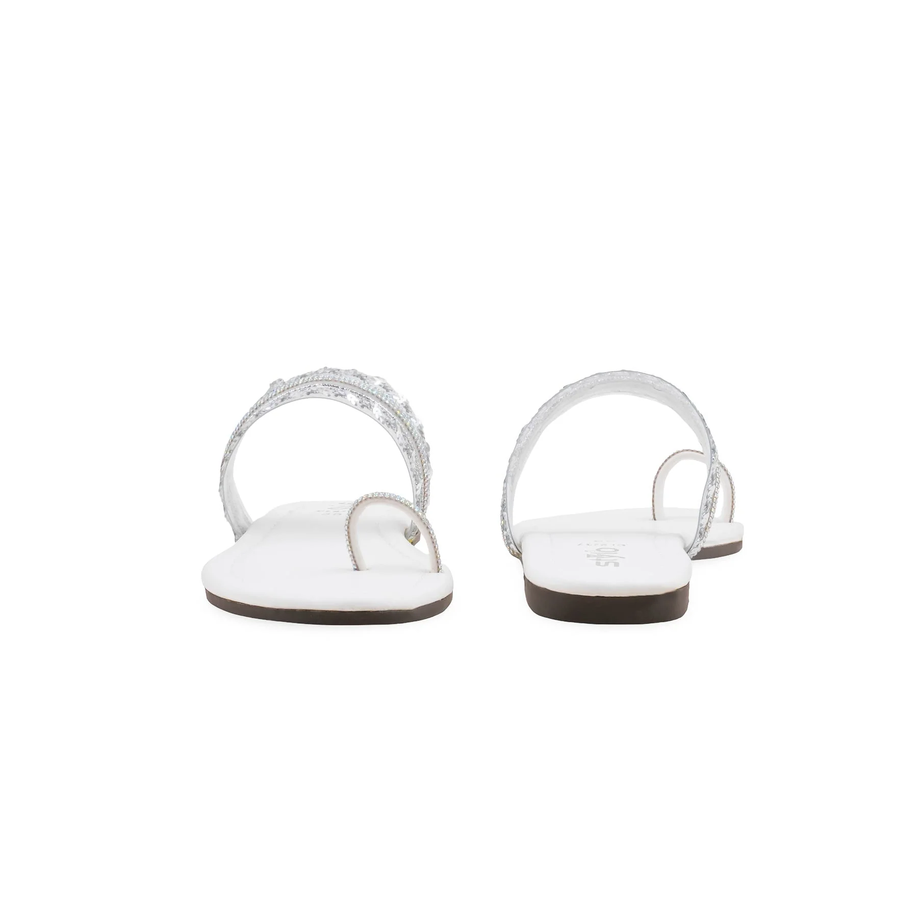 White Casual Women Chappal CL2217 - Image 4