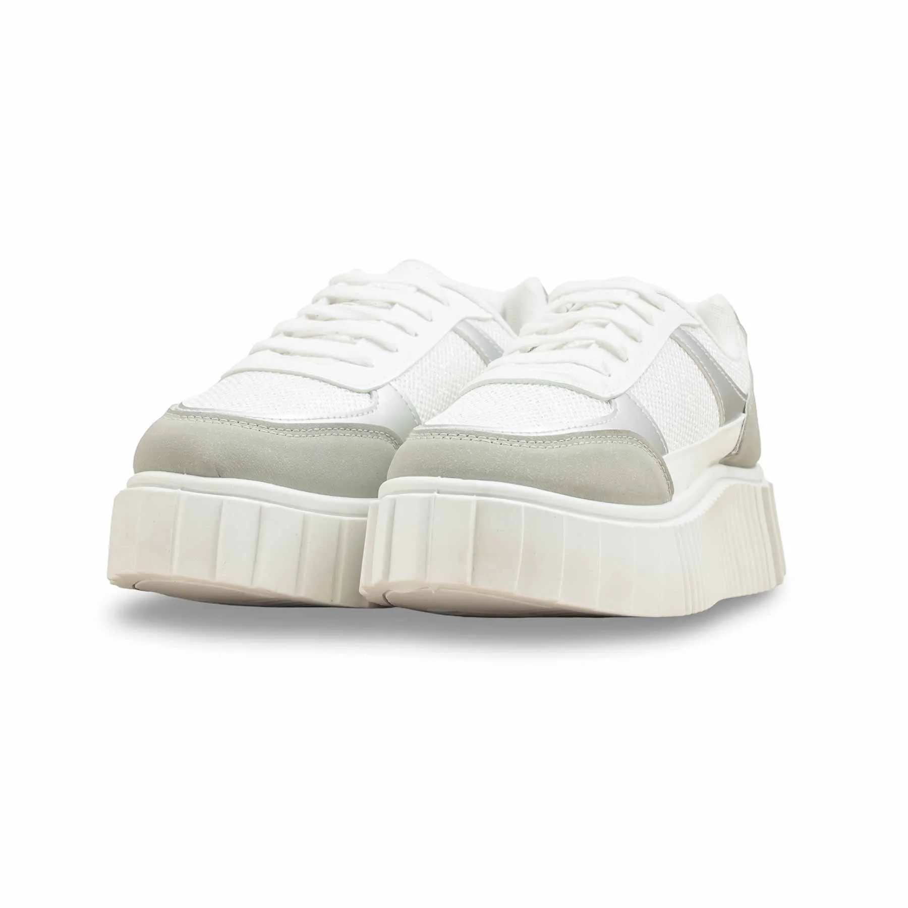 White Casual Women Sneaker AT7491 - Image 3