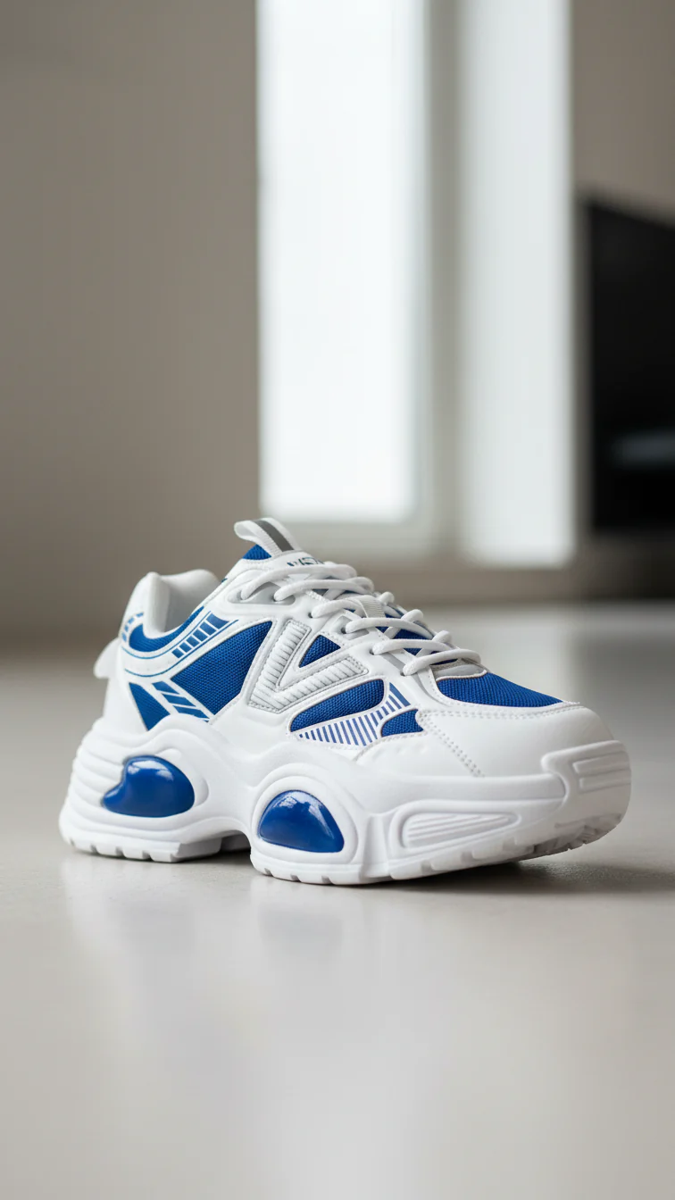 White Causal Sneaker For Women AT7449 - Image 2