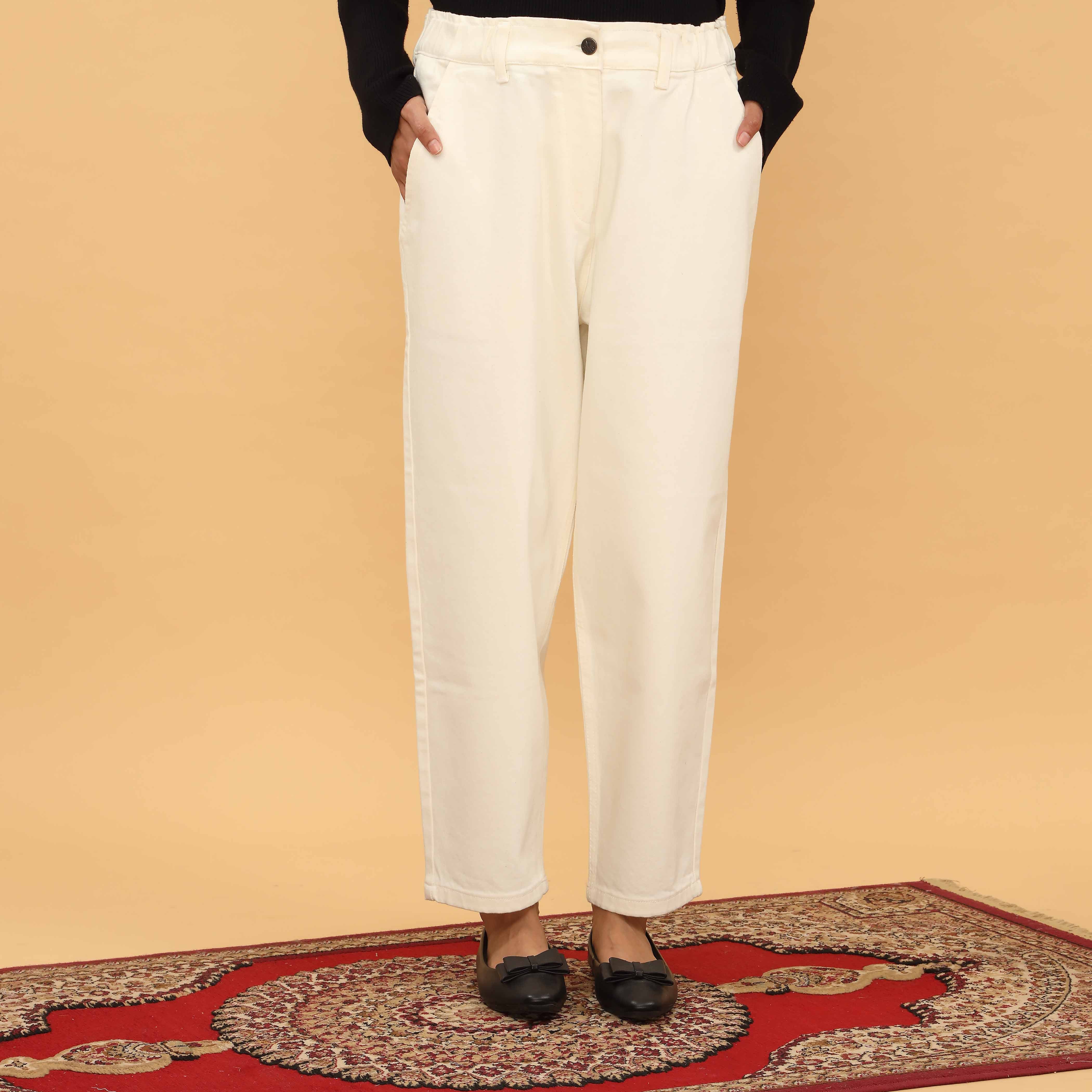 White Denim Pant PP5021 - Image 2