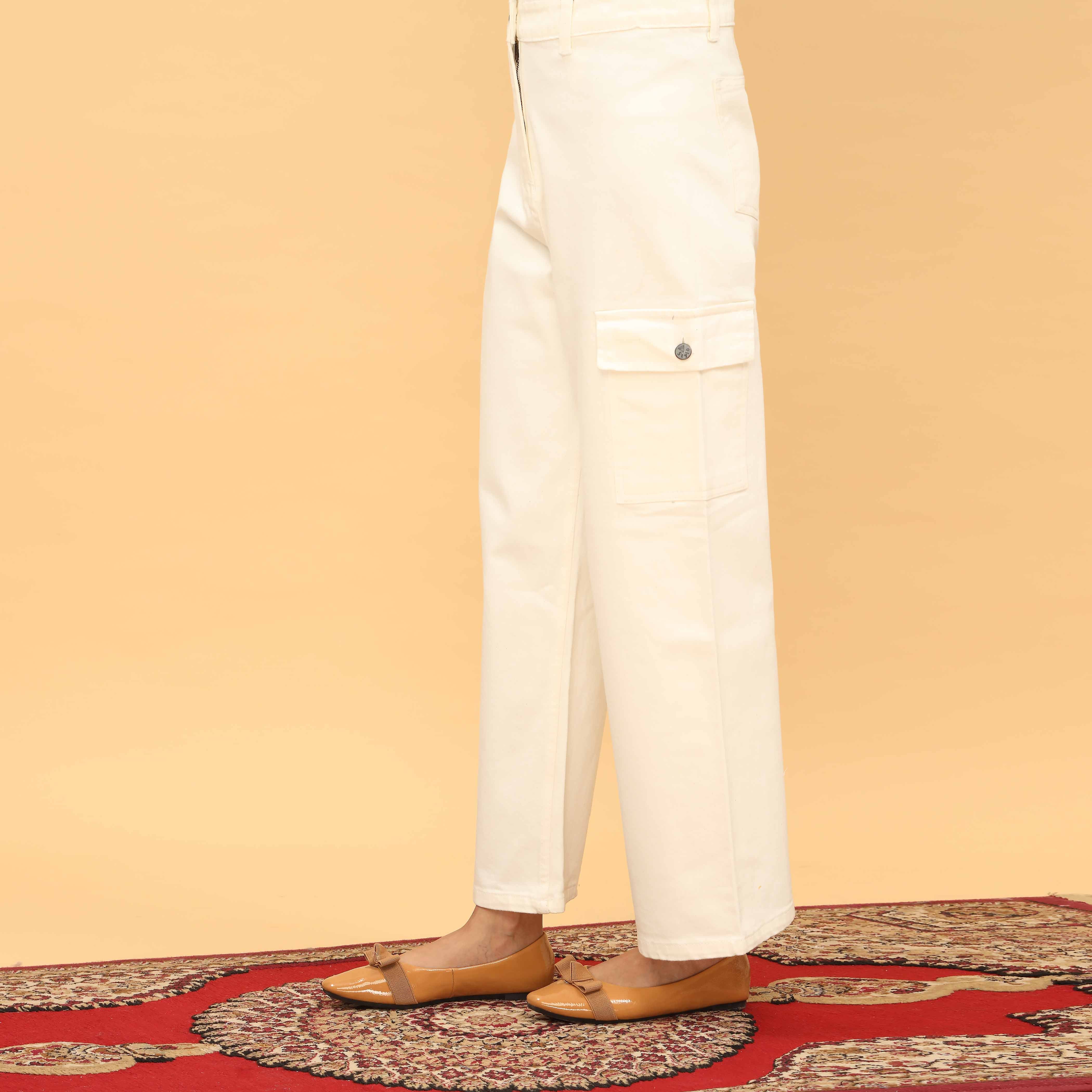 White Denim Pant PP5022 - Image 2