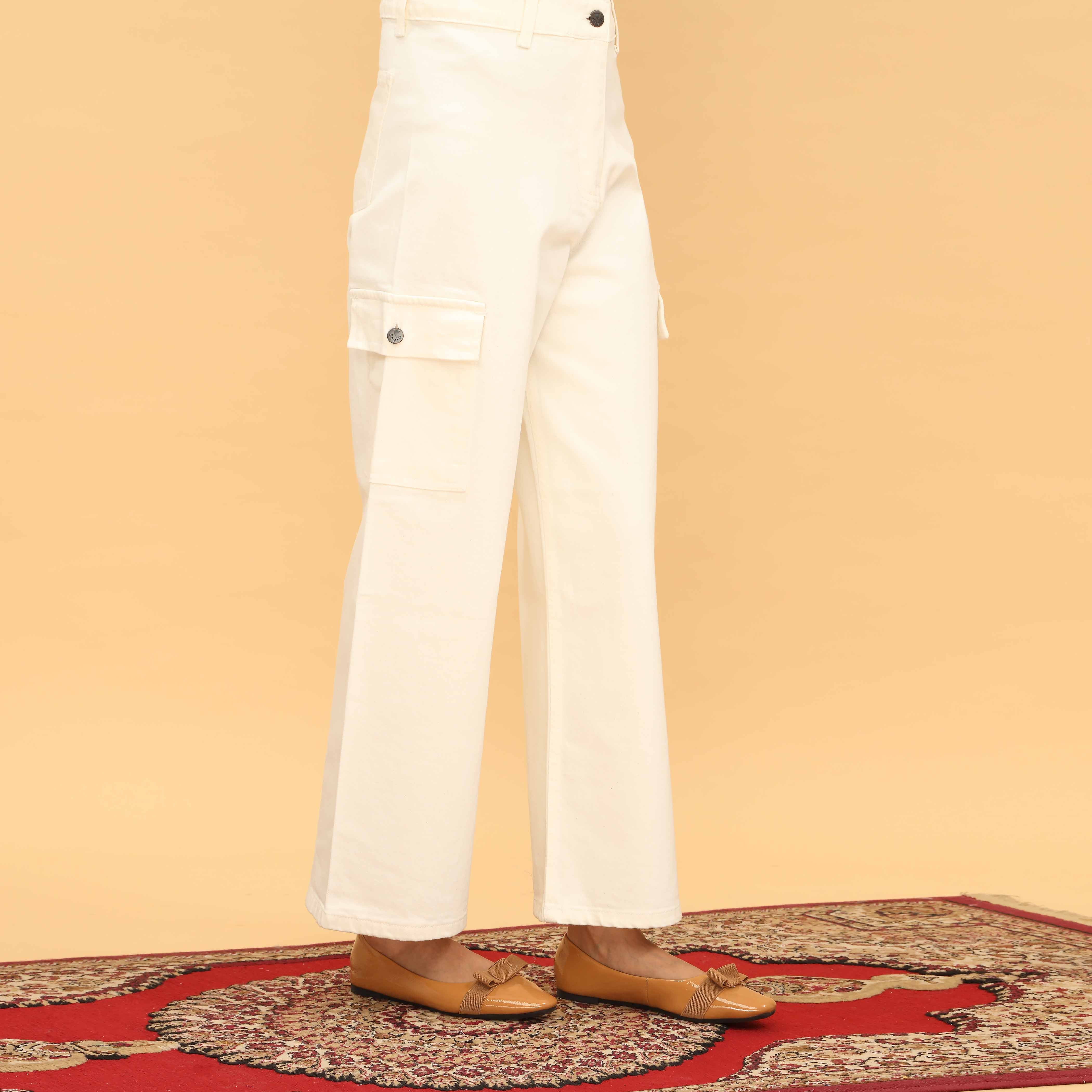 White Denim Pant PP5022 - Image 3