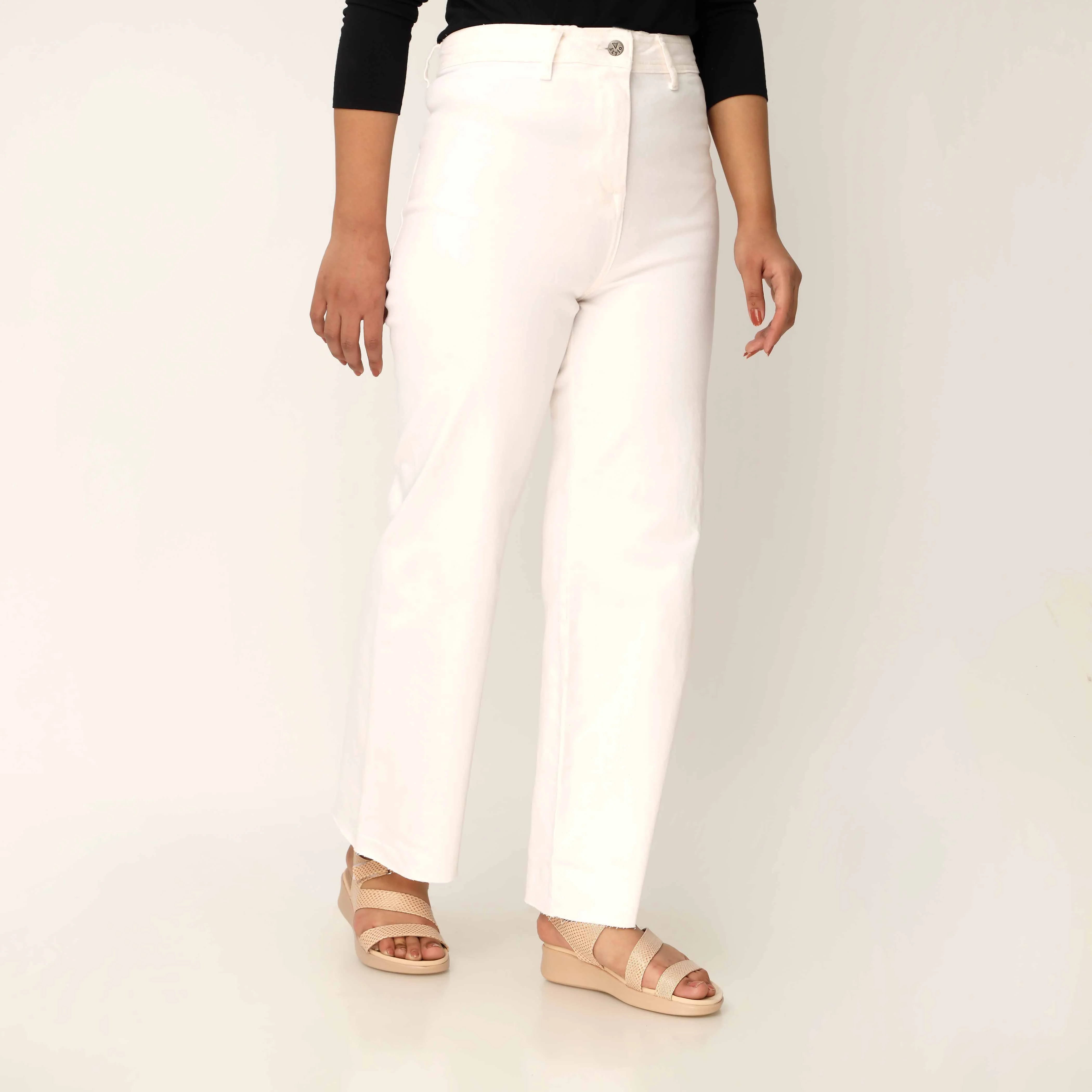 White Denim Pant PP5029 - Image 2