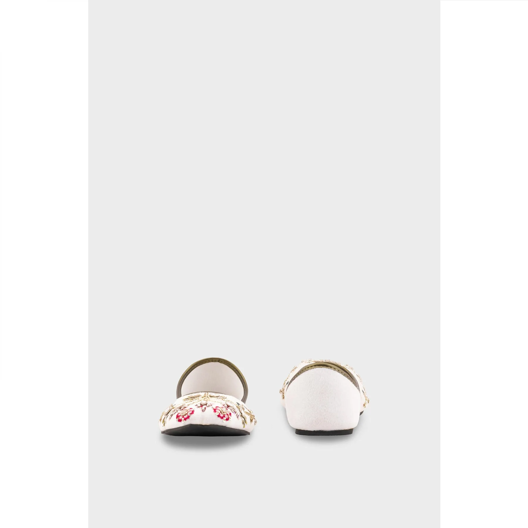 White Ethnic Khussa EC8592 - Image 6
