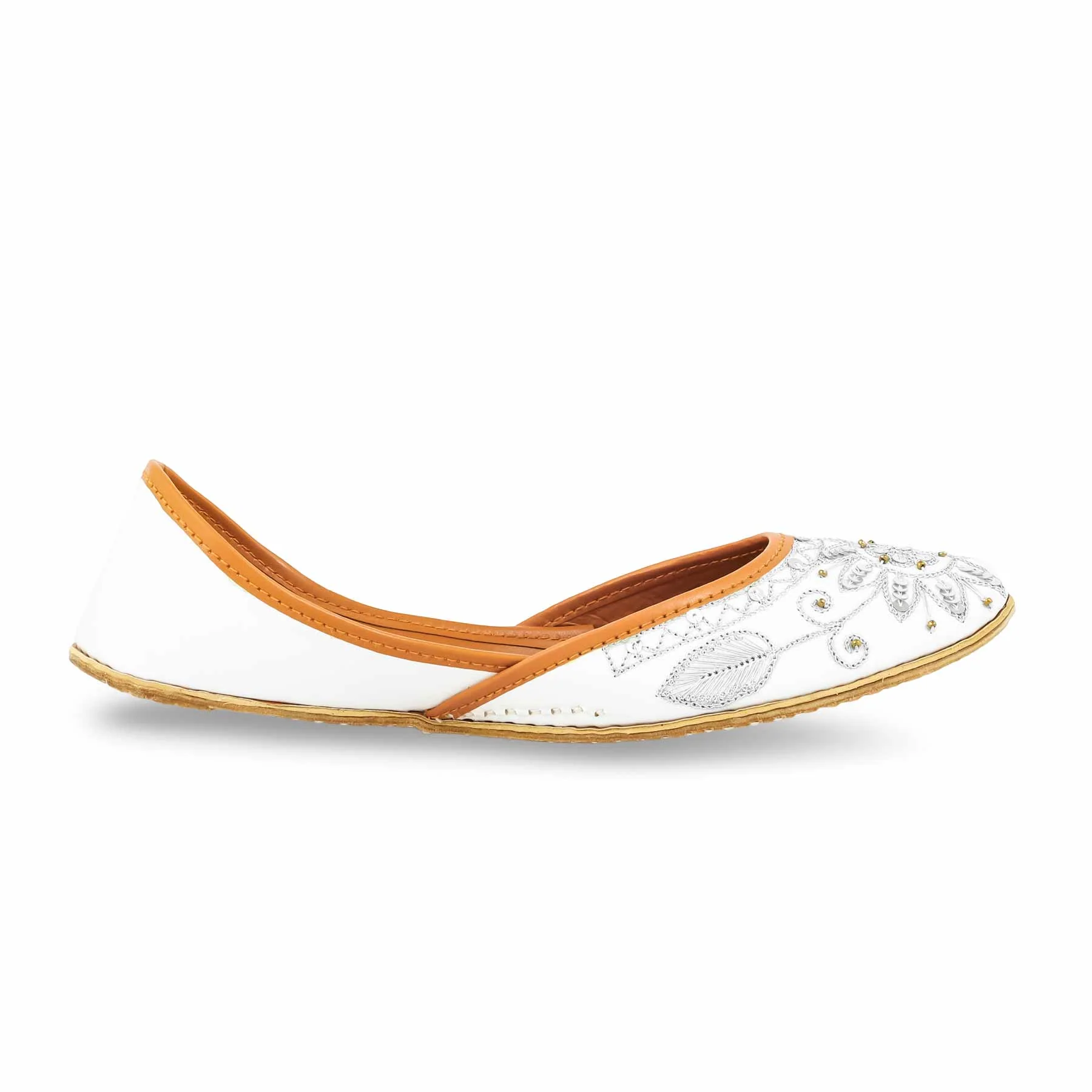 White Fancy Khussa EC8536 - Image 2