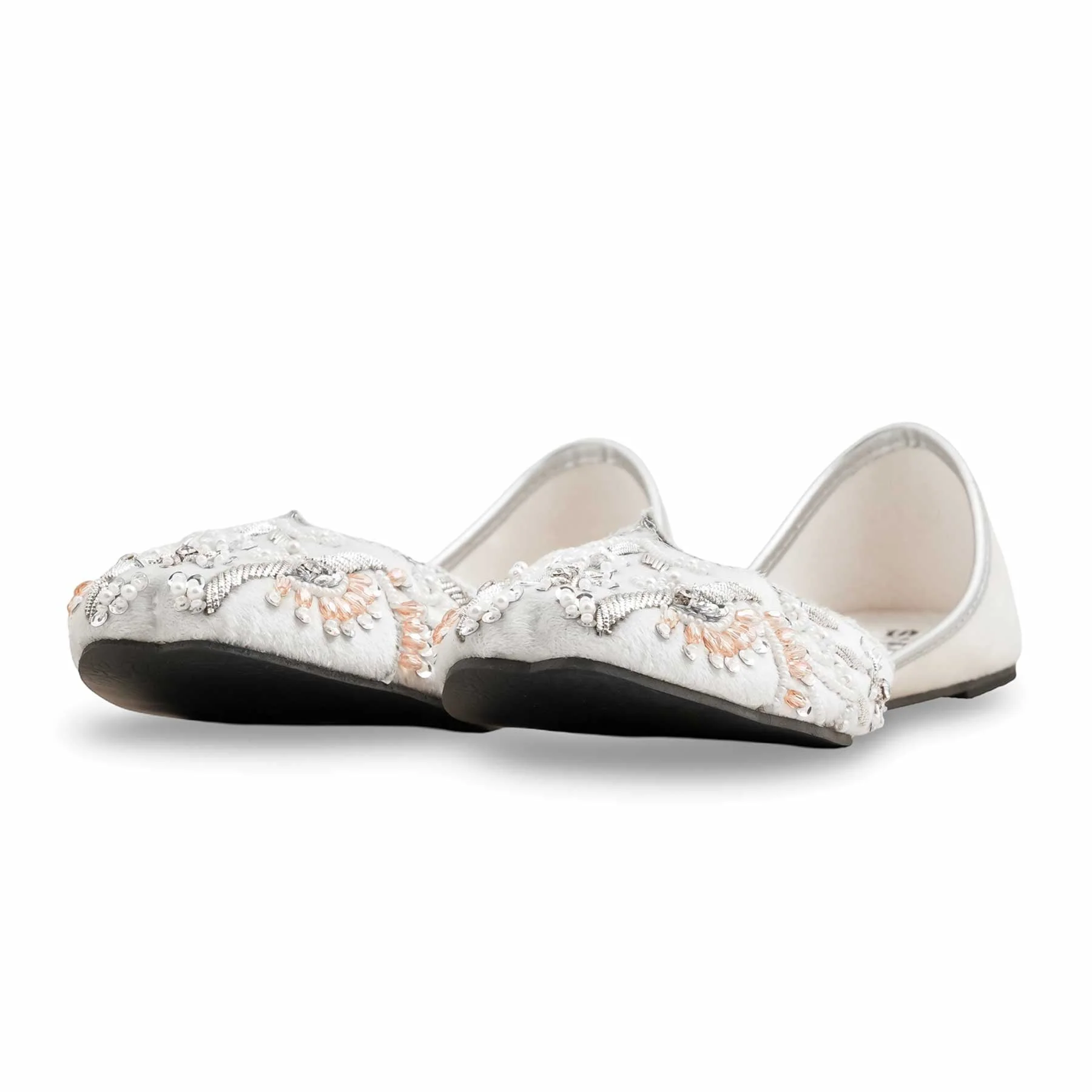 White Fancy Khussa EC8566 - Image 3