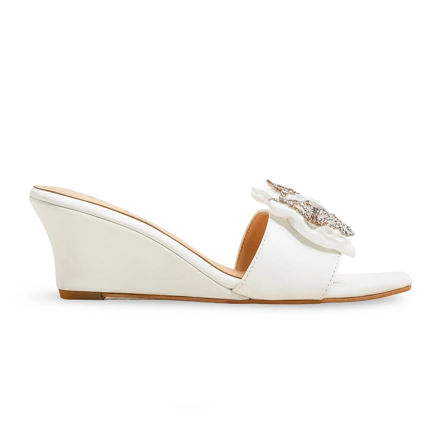 White Fancy Women Slipper FN7935 - Image 2