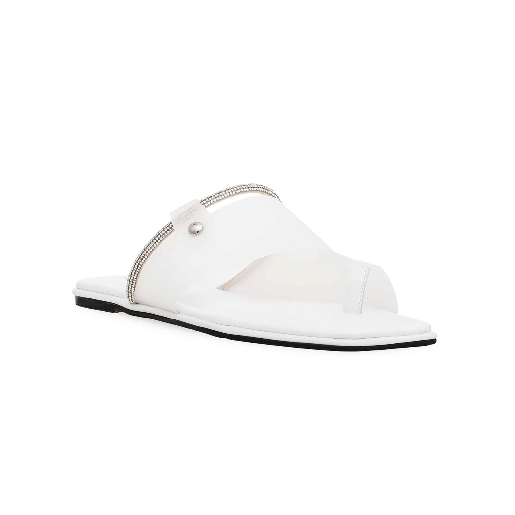 White Formal Chappal FR0510 - Image 2