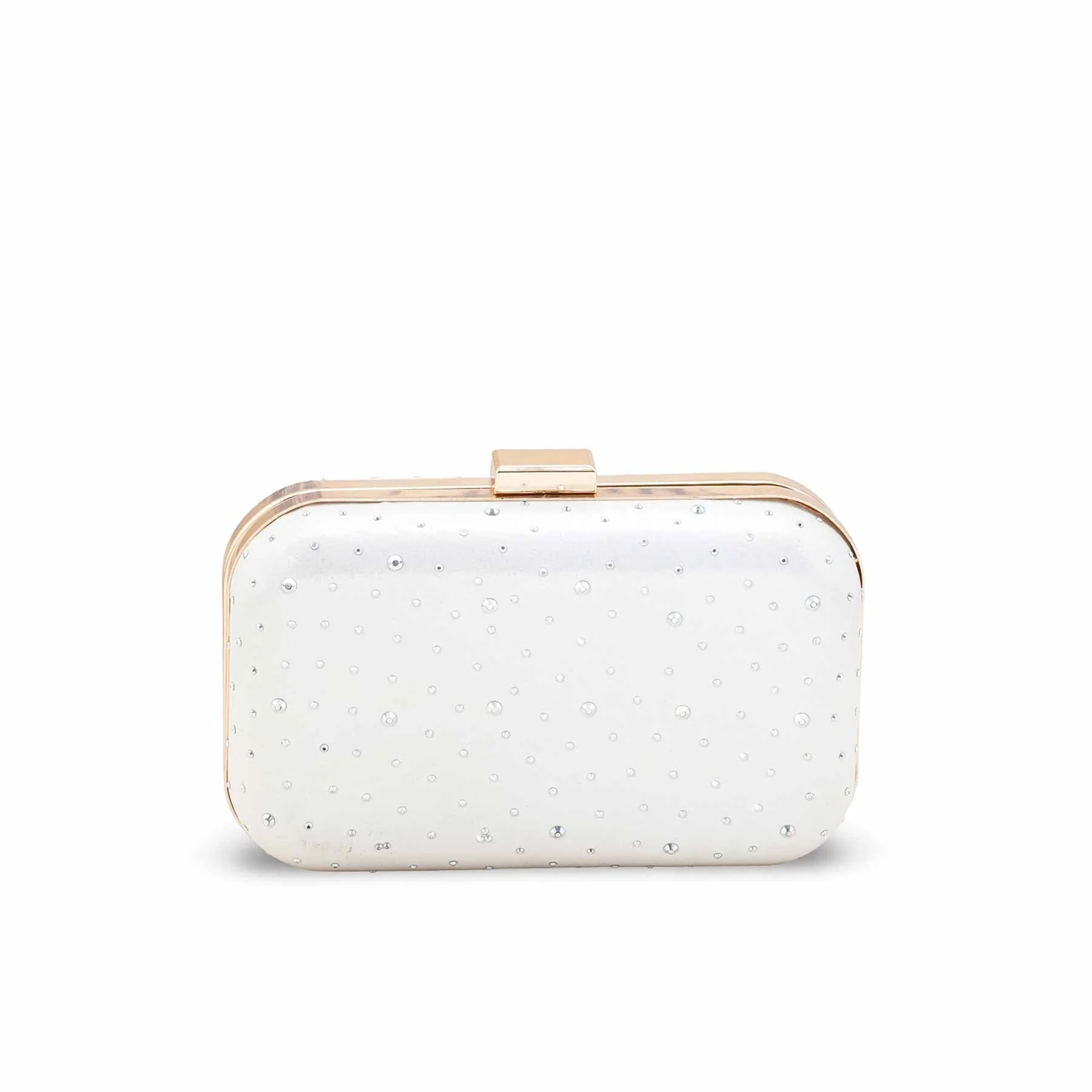 White Formal Clutch For Ladies P15700 - Image 4