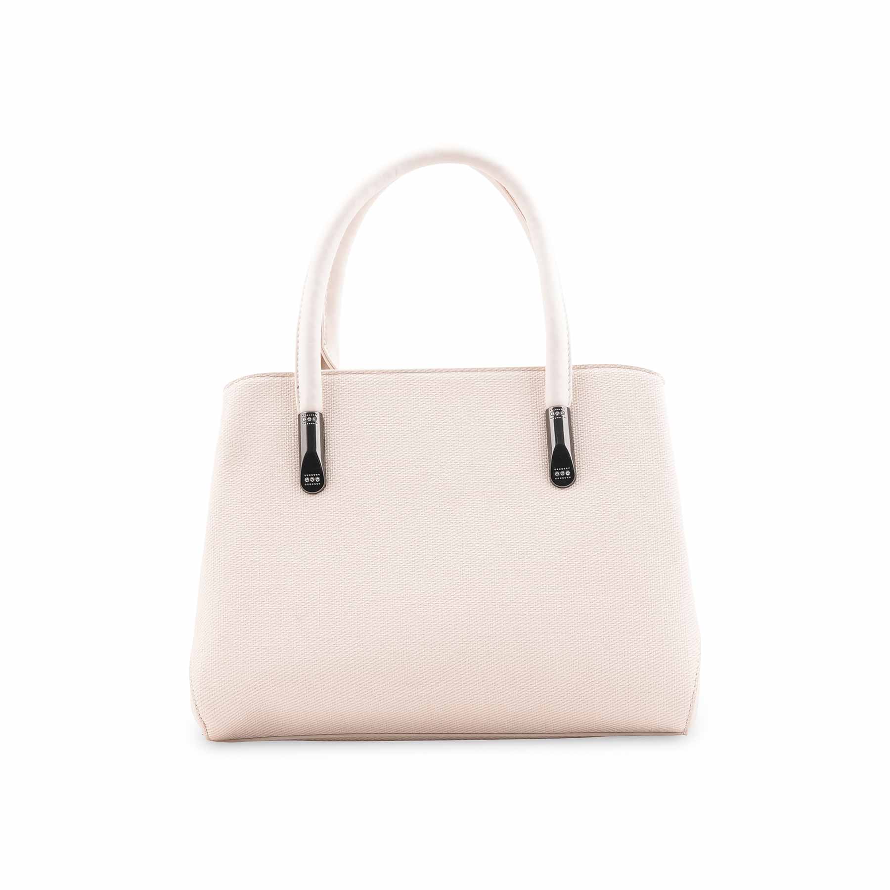 White Formal Hand Bag For Women P36534 - Image 2