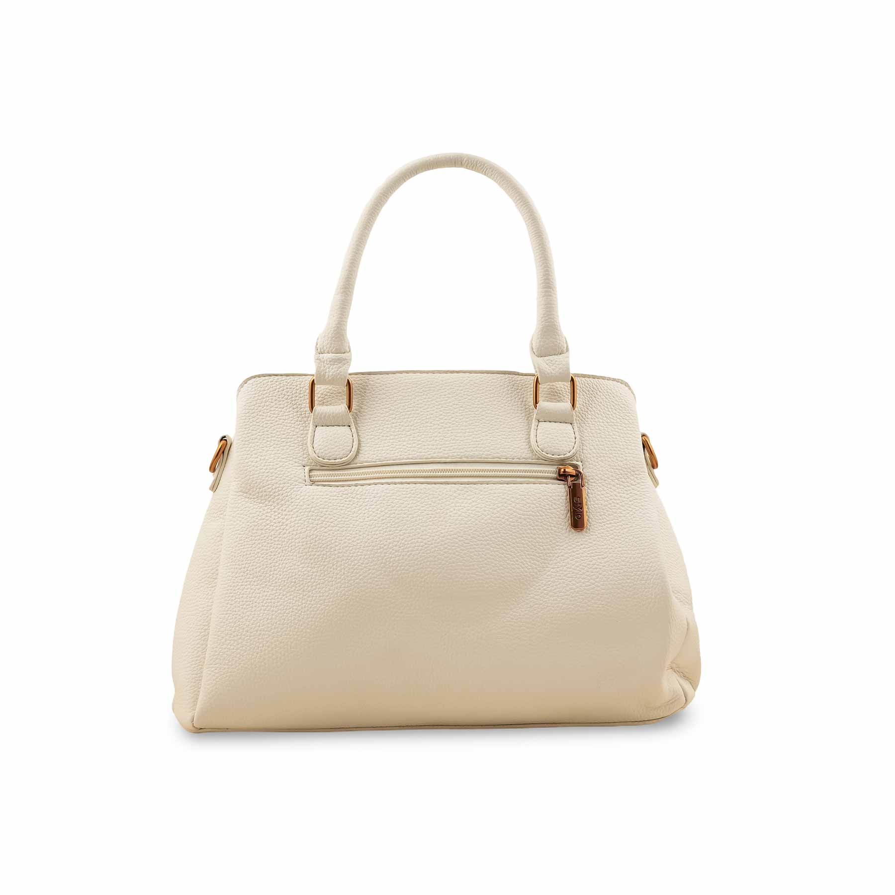 White Formal Hand Bag P36150 - Image 4
