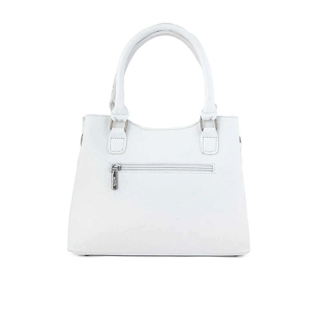 White Formal Hand Bag P36239 - Image 3