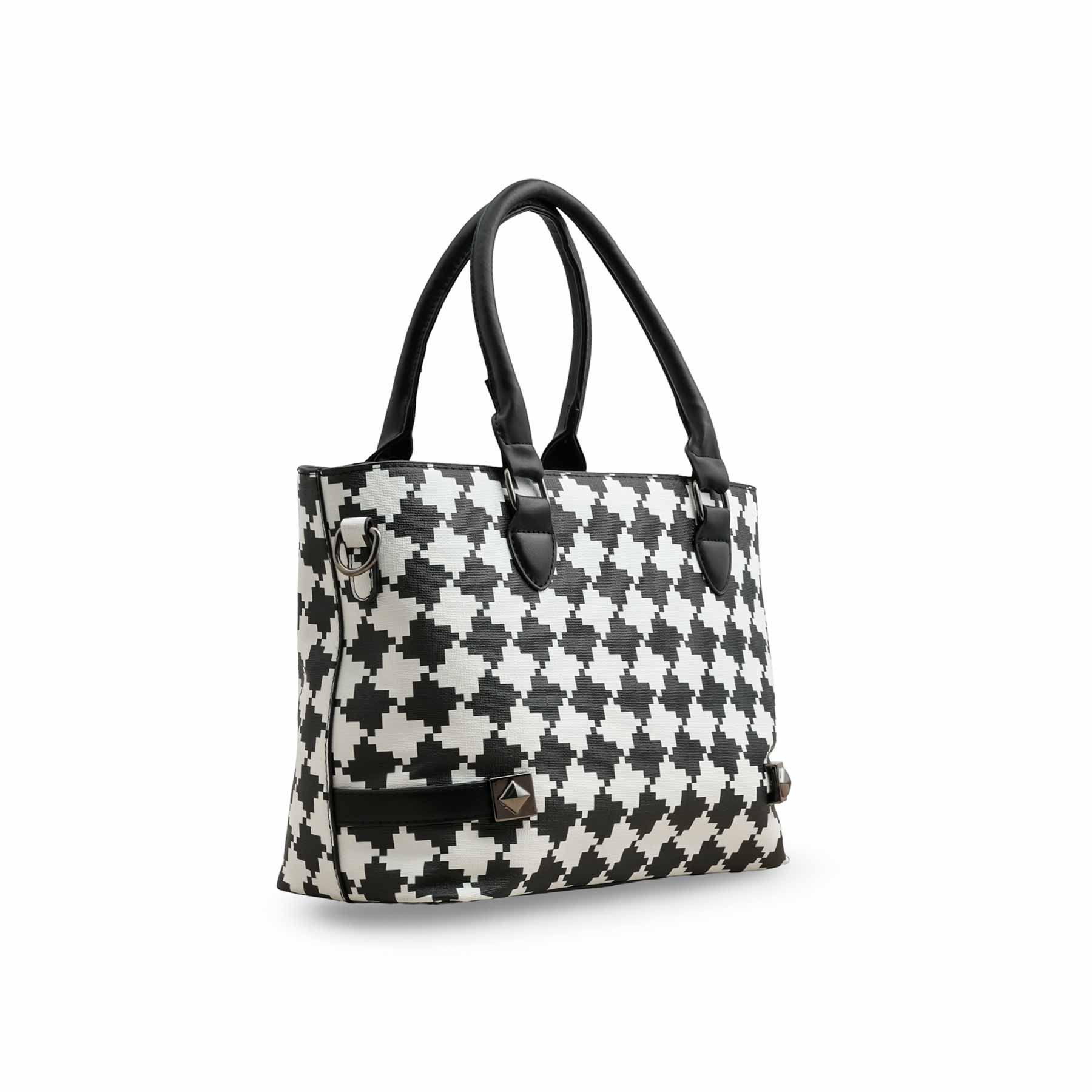 White Formal Hand Bag P36274 - Image 2
