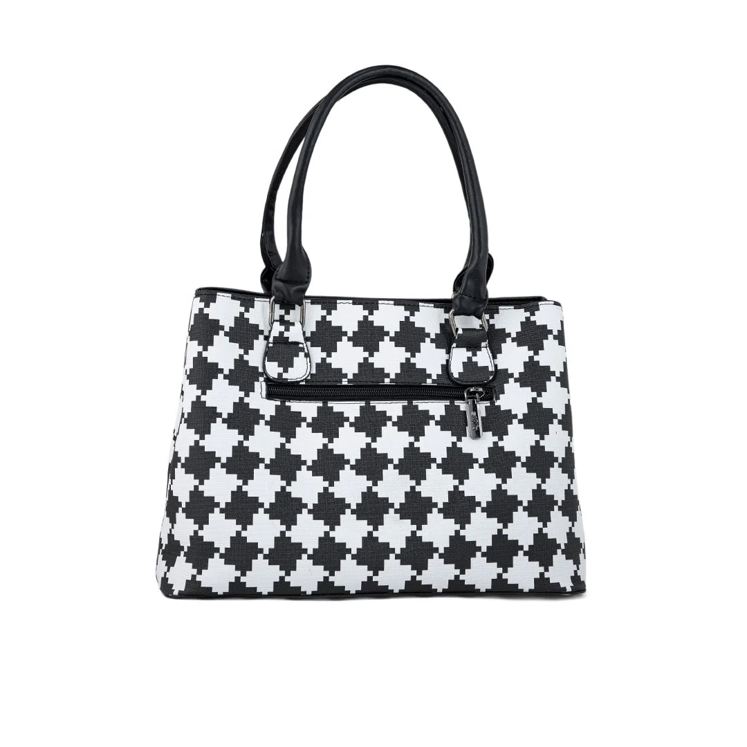 White Formal Hand Bag P36276 - Image 3