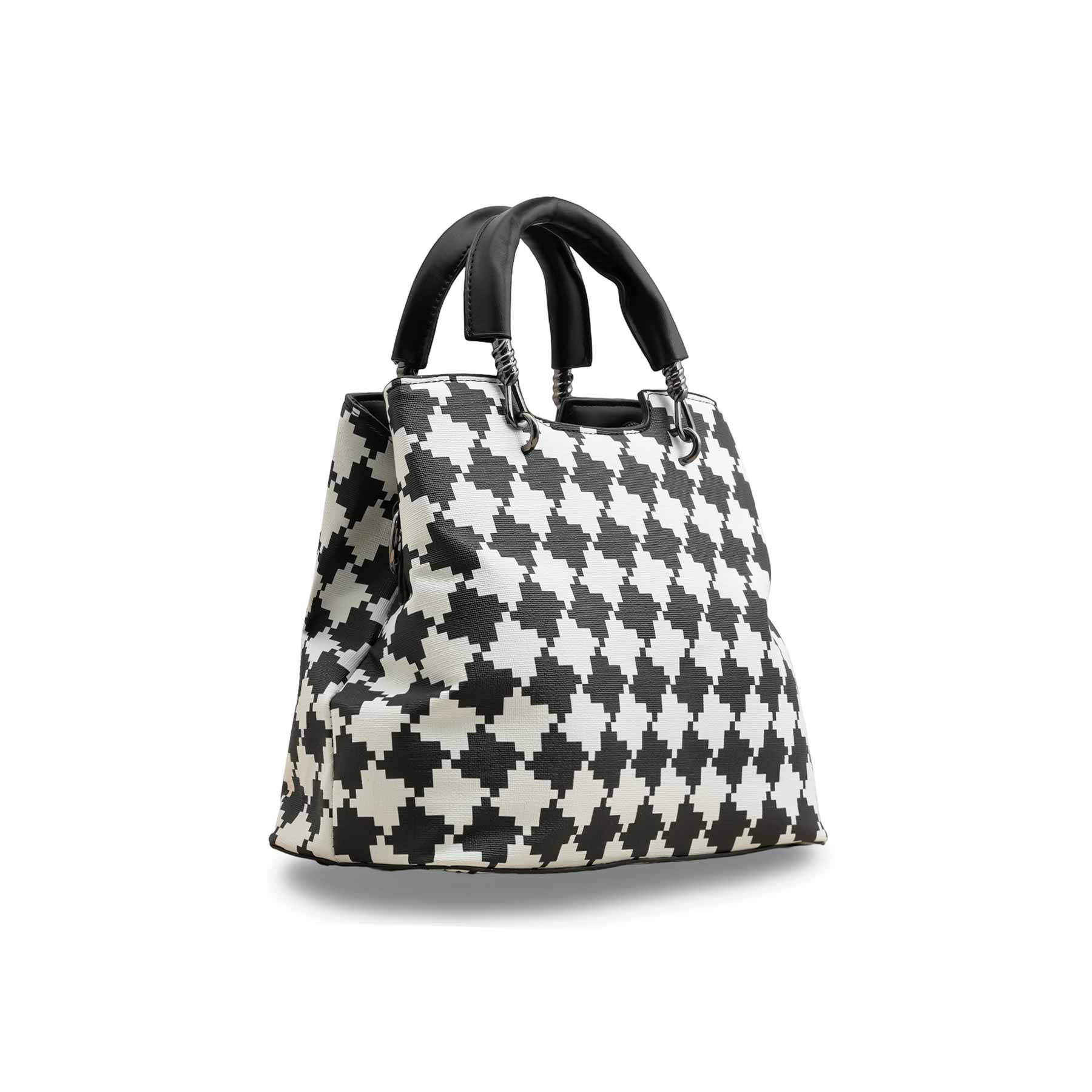 White Formal Hand Bag P36277 - Image 2