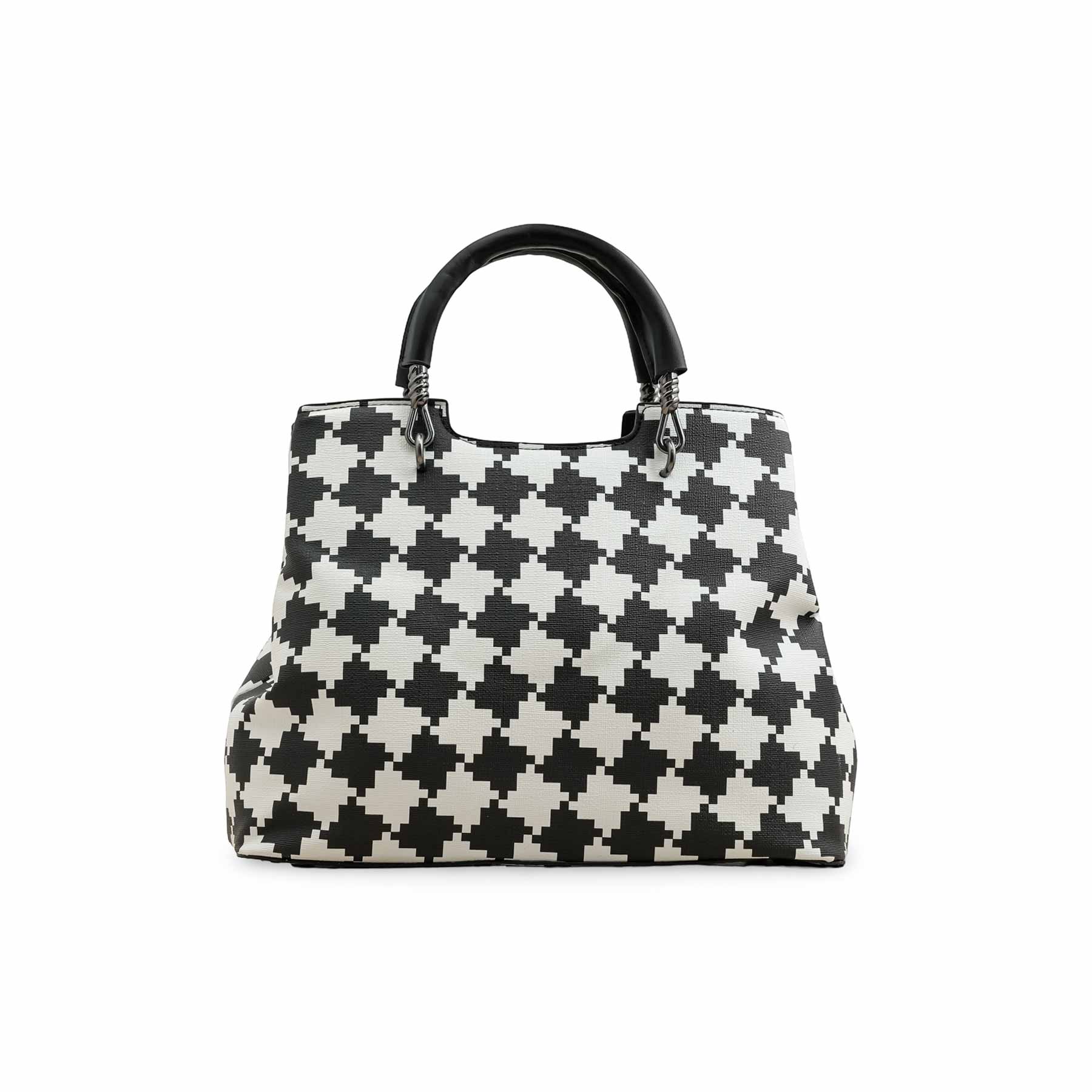 White Formal Hand Bag P36277 - Image 3