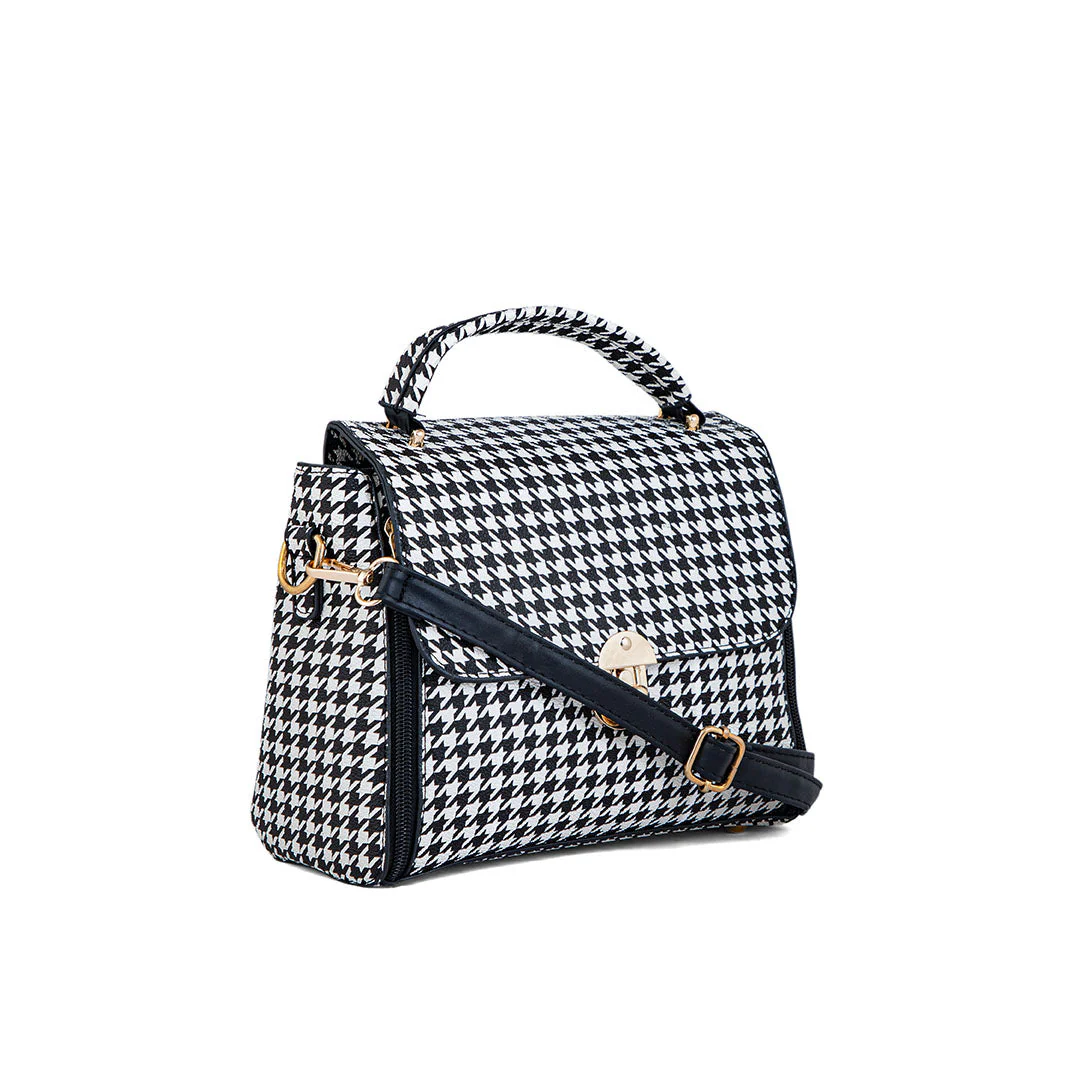 White Formal Hand Bag P36281 - Image 3