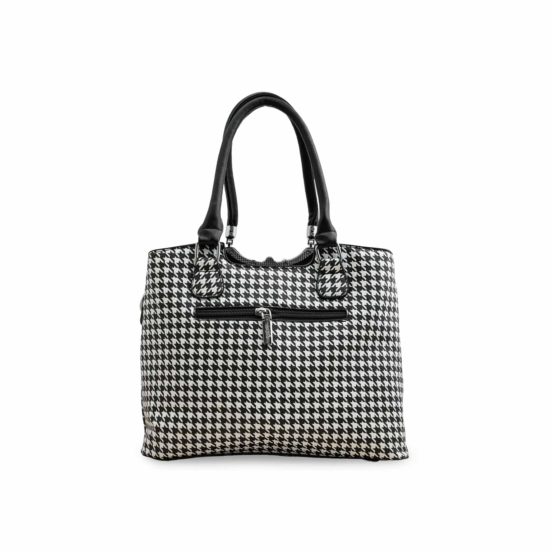White Formal Hand Bag P36282 - Image 3