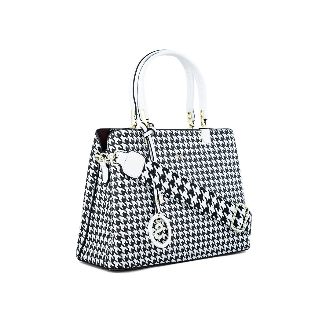 White Formal Hand Bag P36284 - Image 2