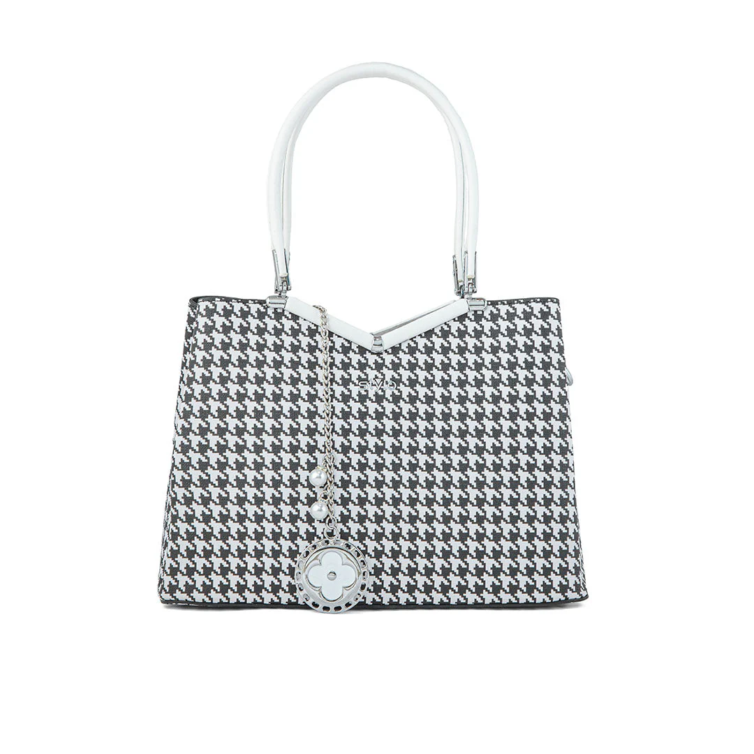 White Formal Hand Bag P36287 - Image 2