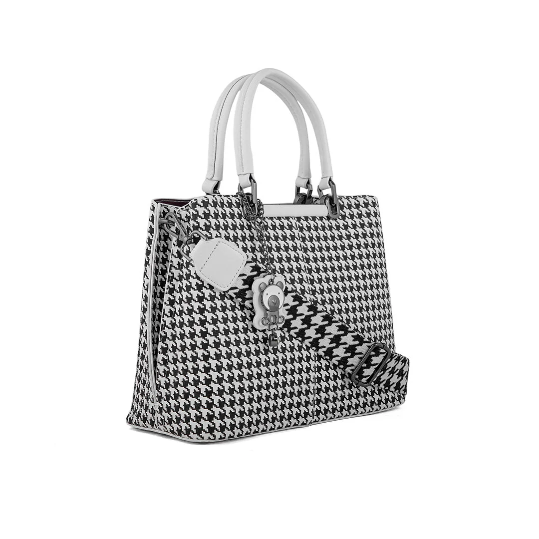 White Formal Hand Bag P36293 - Image 2