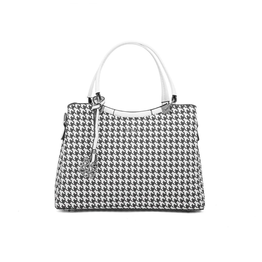 White Formal Hand Bag P36294 - Image 2