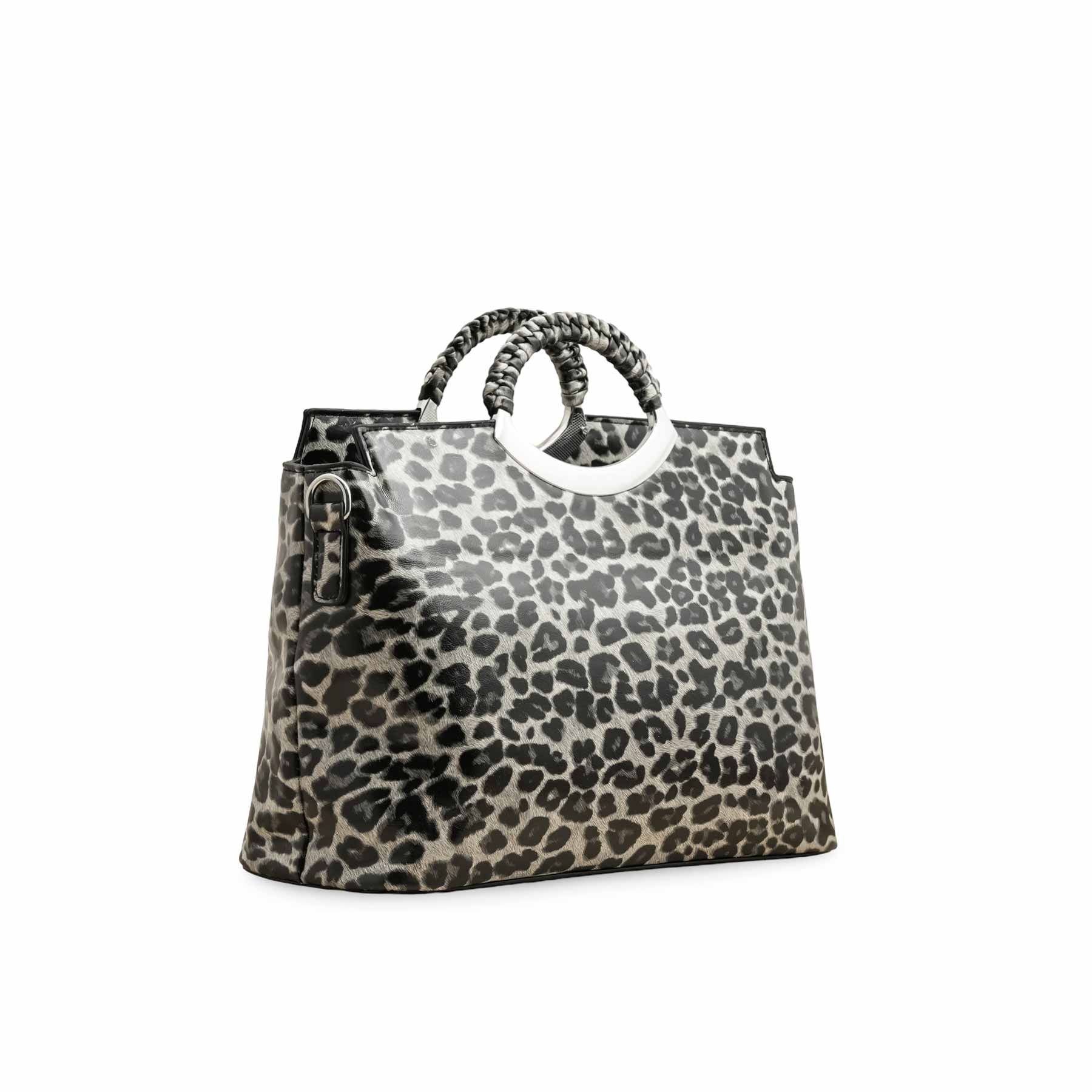 White Formal Hand Bag P36392 - Image 2