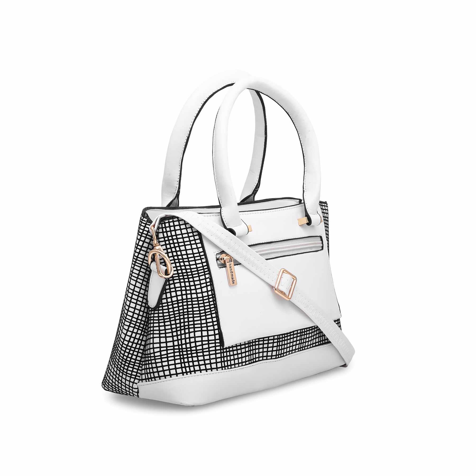 White Formal Hand Bag P55562 - Image 2