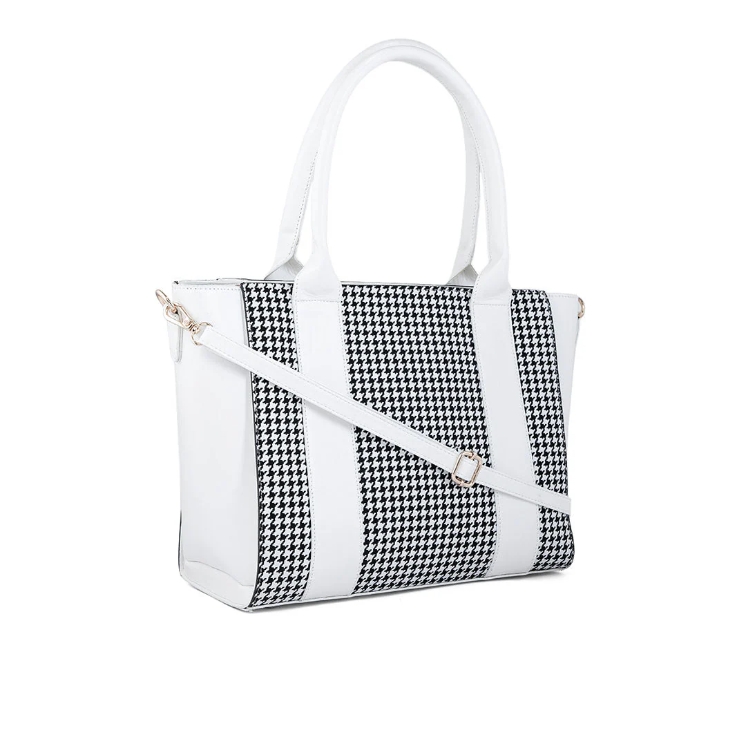 White Formal Hand Bag P55653 - Image 2