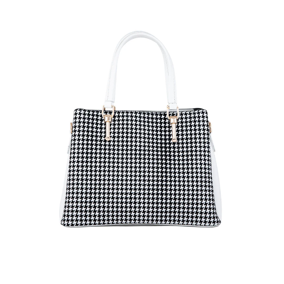 White Formal Hand Bag P55654 - Image 2