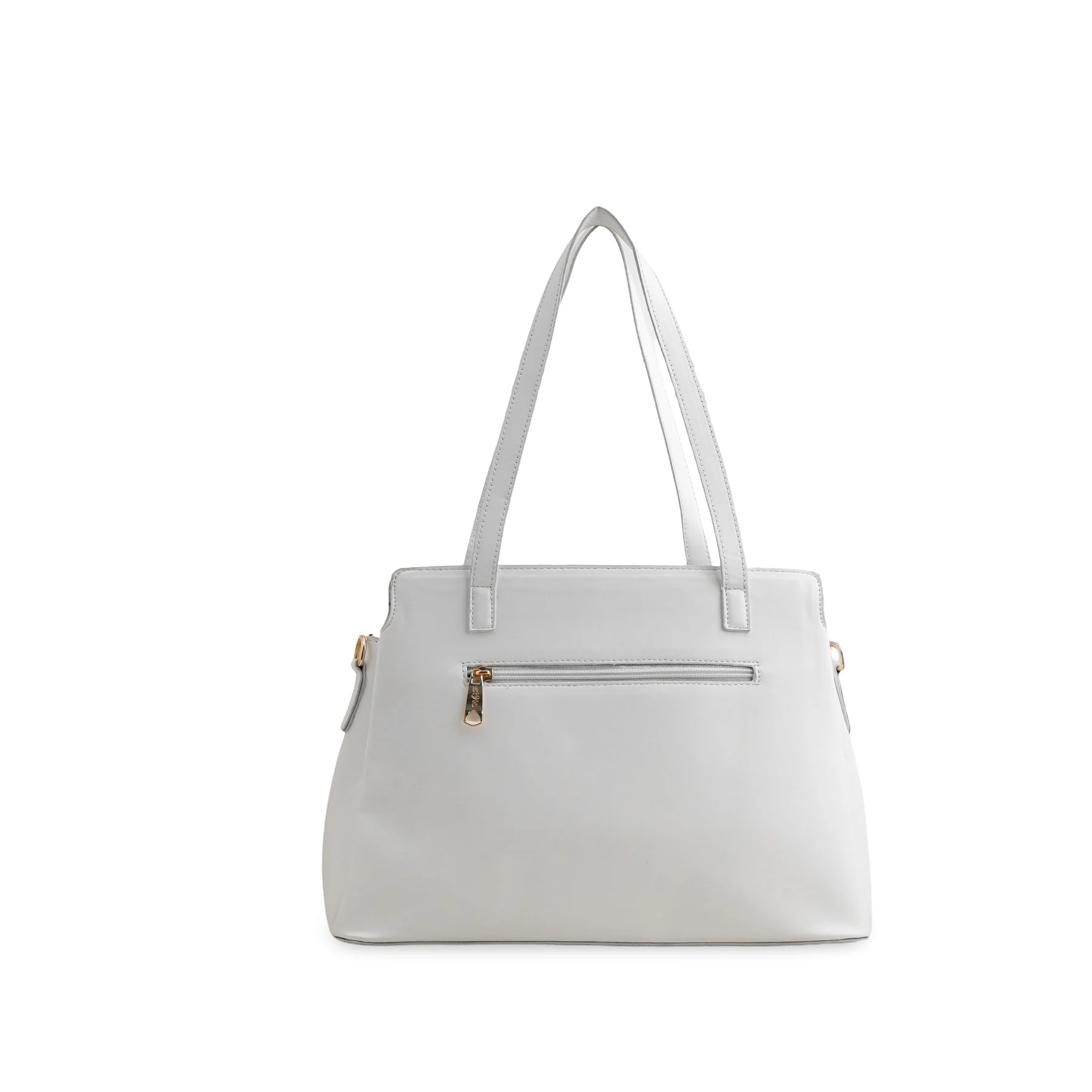 White Formal Hand Bag P55715 - Image 4
