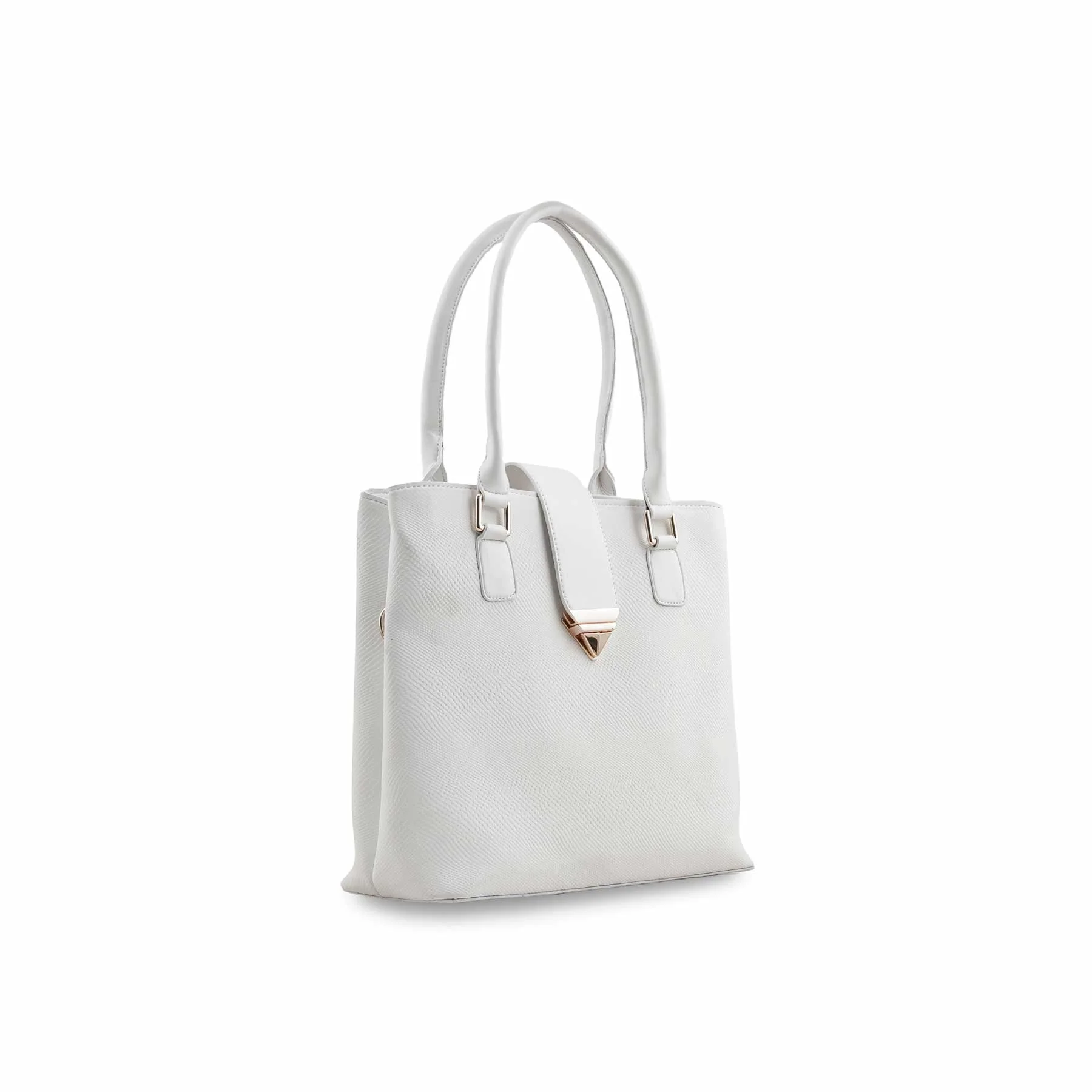 White Formal Hand Bag P55740 - Image 3