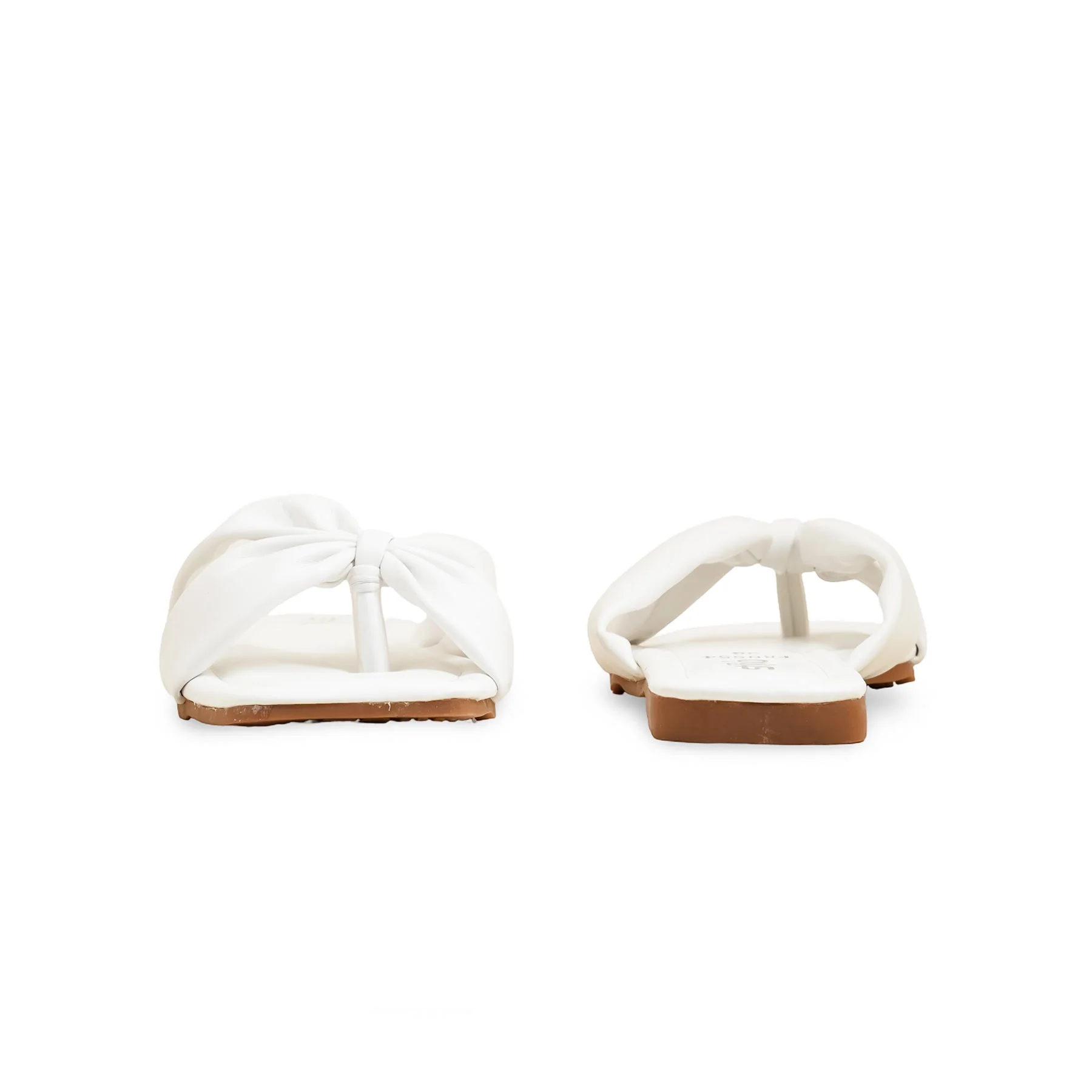 White Formal Ladies Chappal FR0554 - Image 4