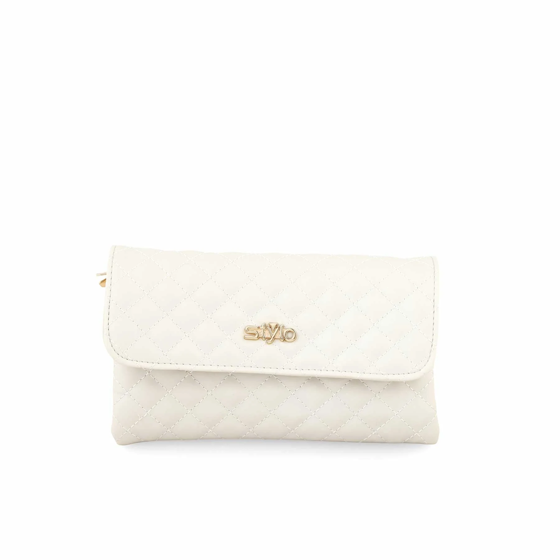 White Formal Pouch P97614 - Image 2