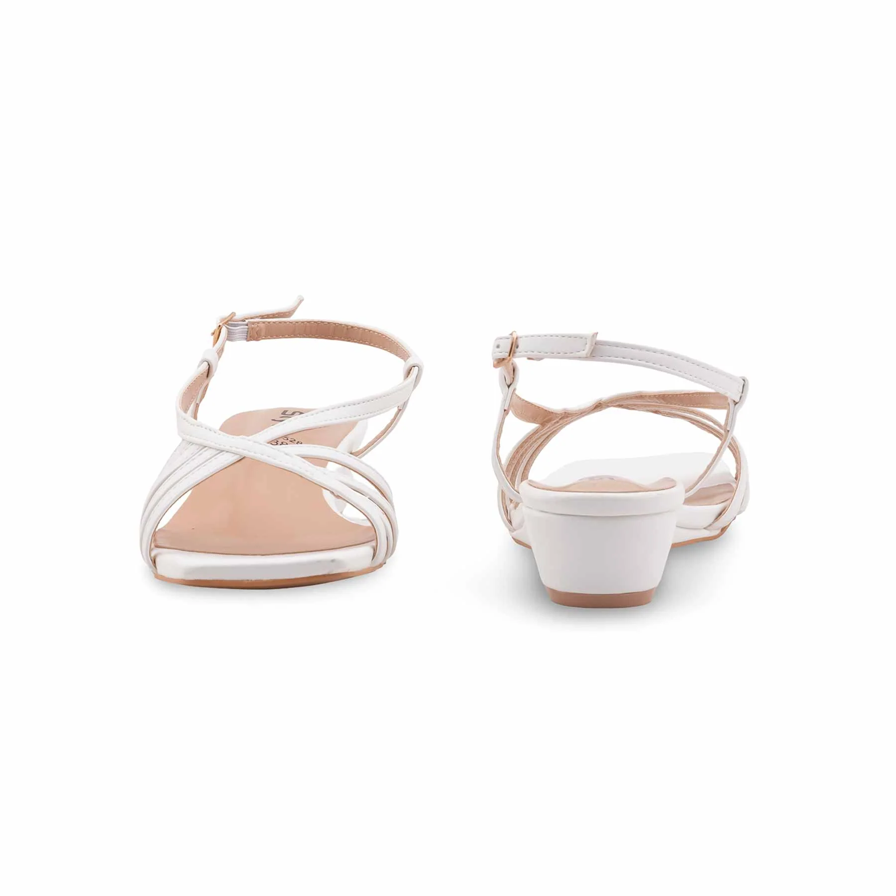 White Formal Sandal For Ladies FR5528 - Image 4