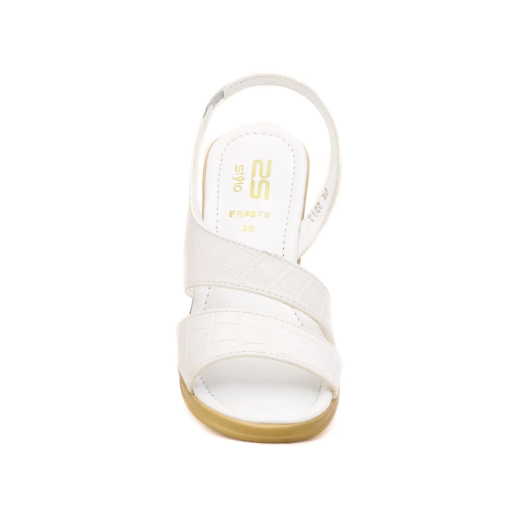 White Formal Sandal FR4879 - Image 3
