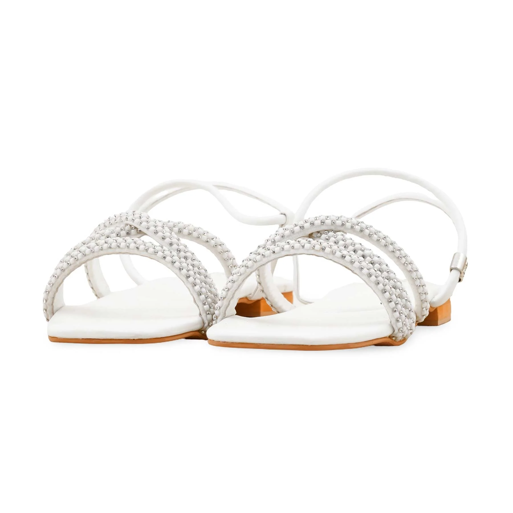 White Formal Sandal FR5375 - Image 3