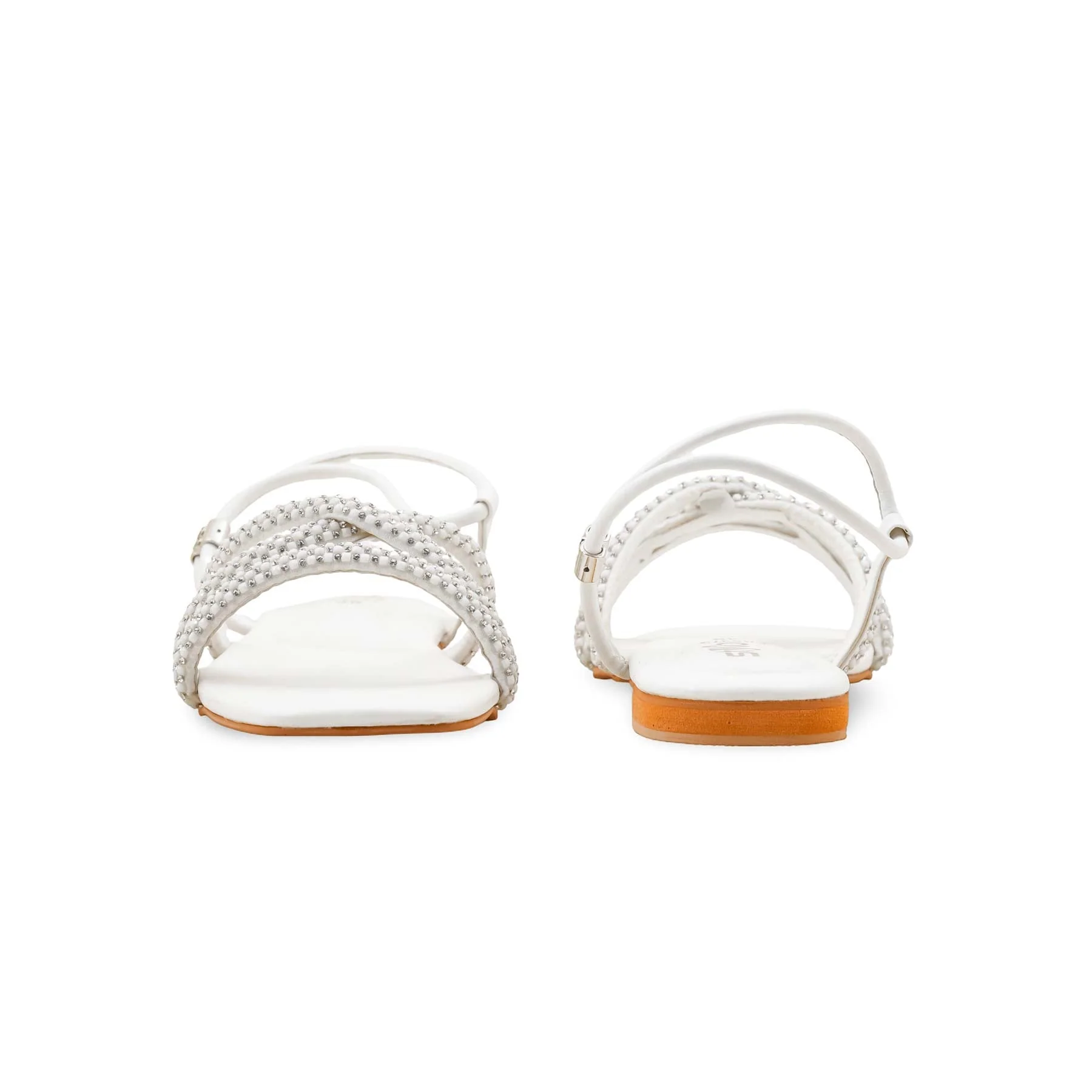 White Formal Sandal FR5375 - Image 4