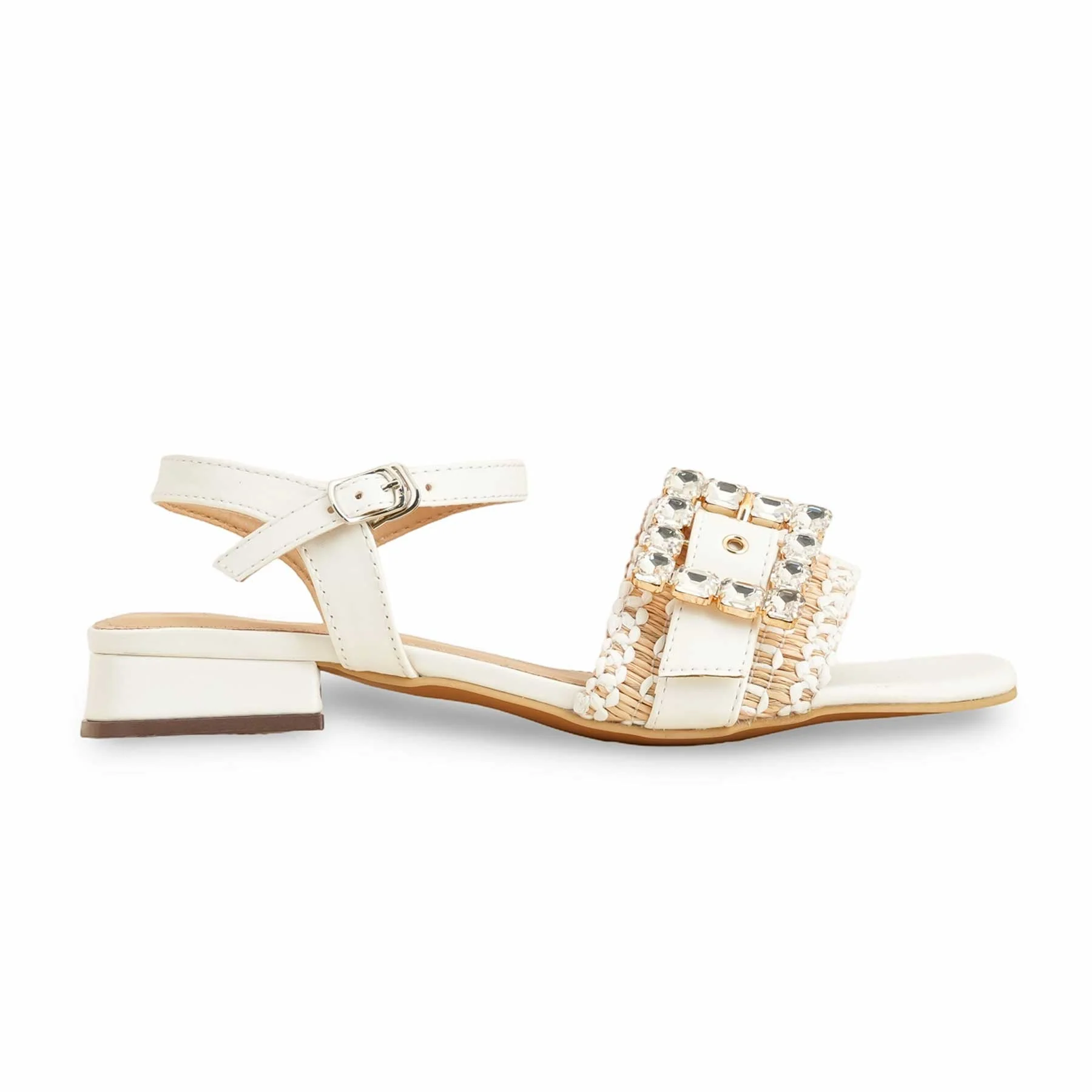 White Formal Sandal FR5425 - Image 2