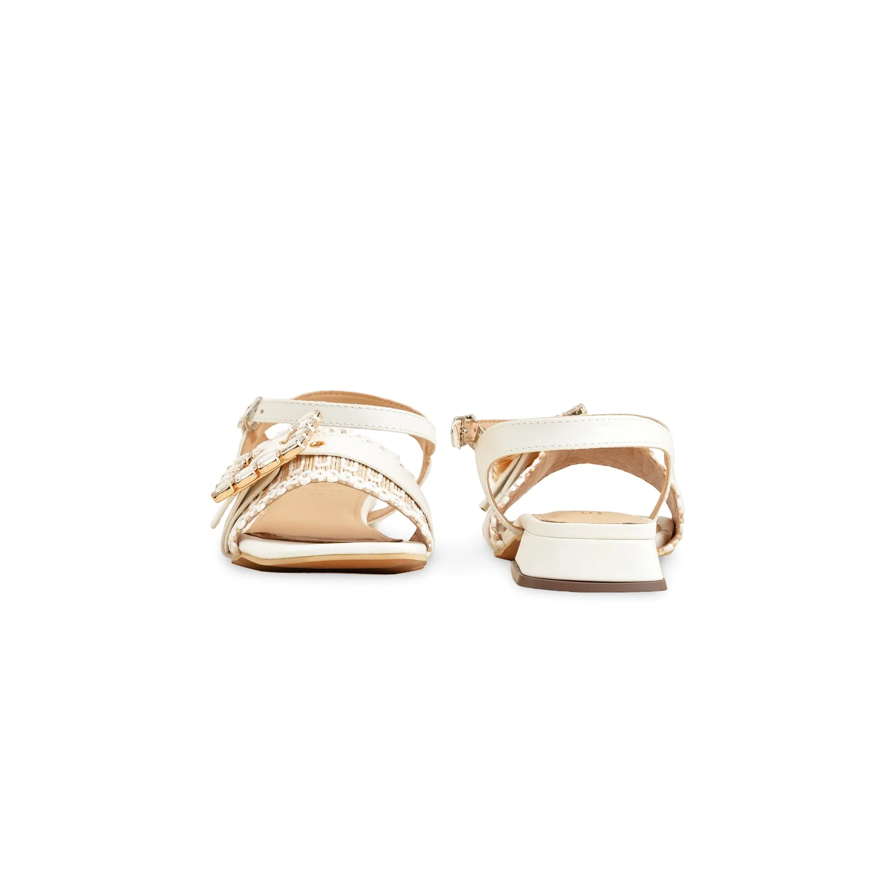 White Formal Sandal FR5425 - Image 4
