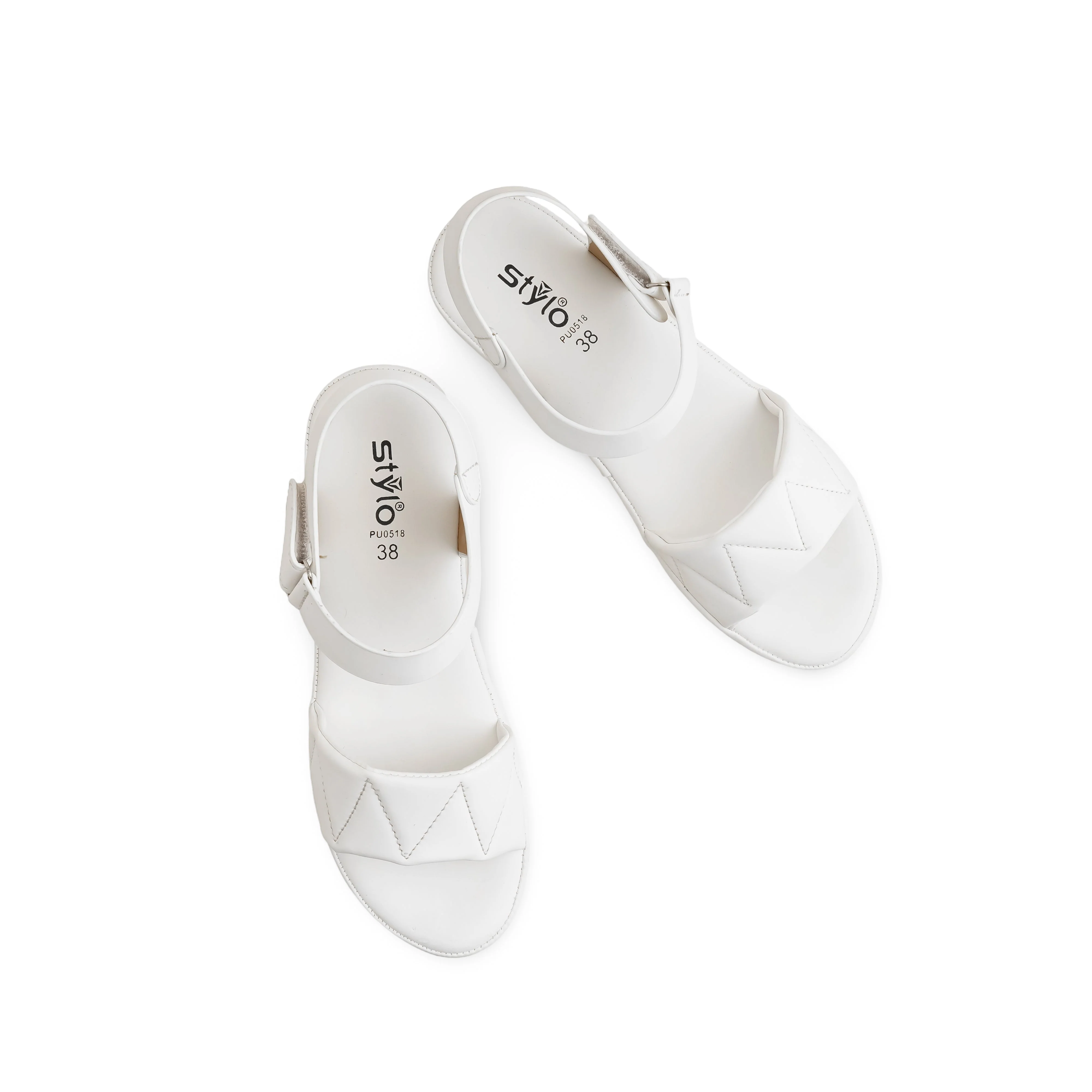 White Formal Sandal PU0518 - Image 5
