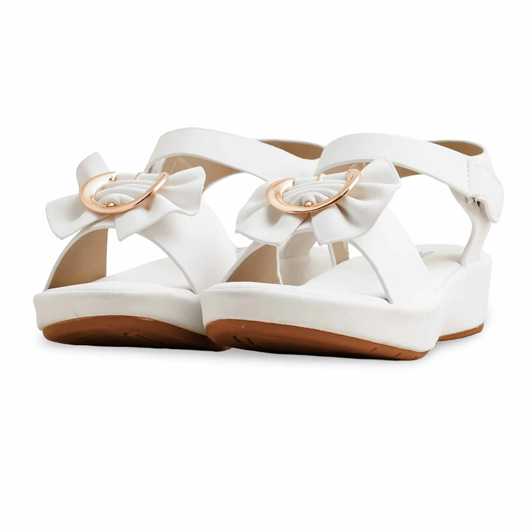 White Formal Sandal PU0519 - Image 3