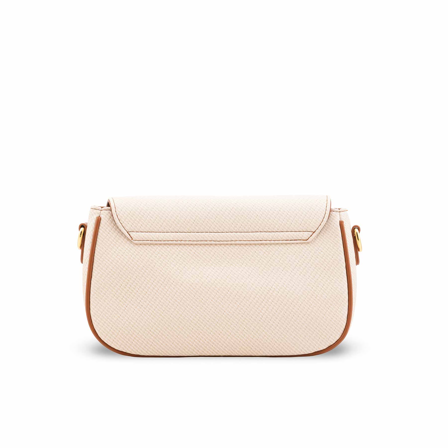 White Formal Shoulder Bag For Women P36419 - Image 4